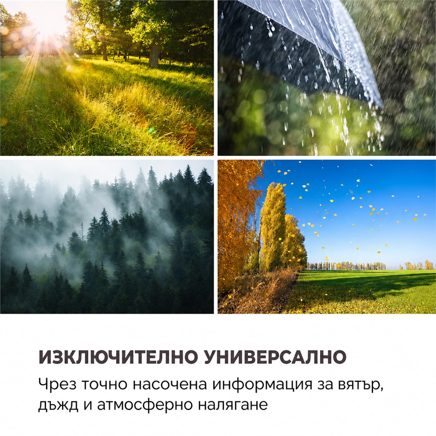Huygens, професионална метеорологична станция, 6 в 1, цветен дисплей, WiFi, апликация 