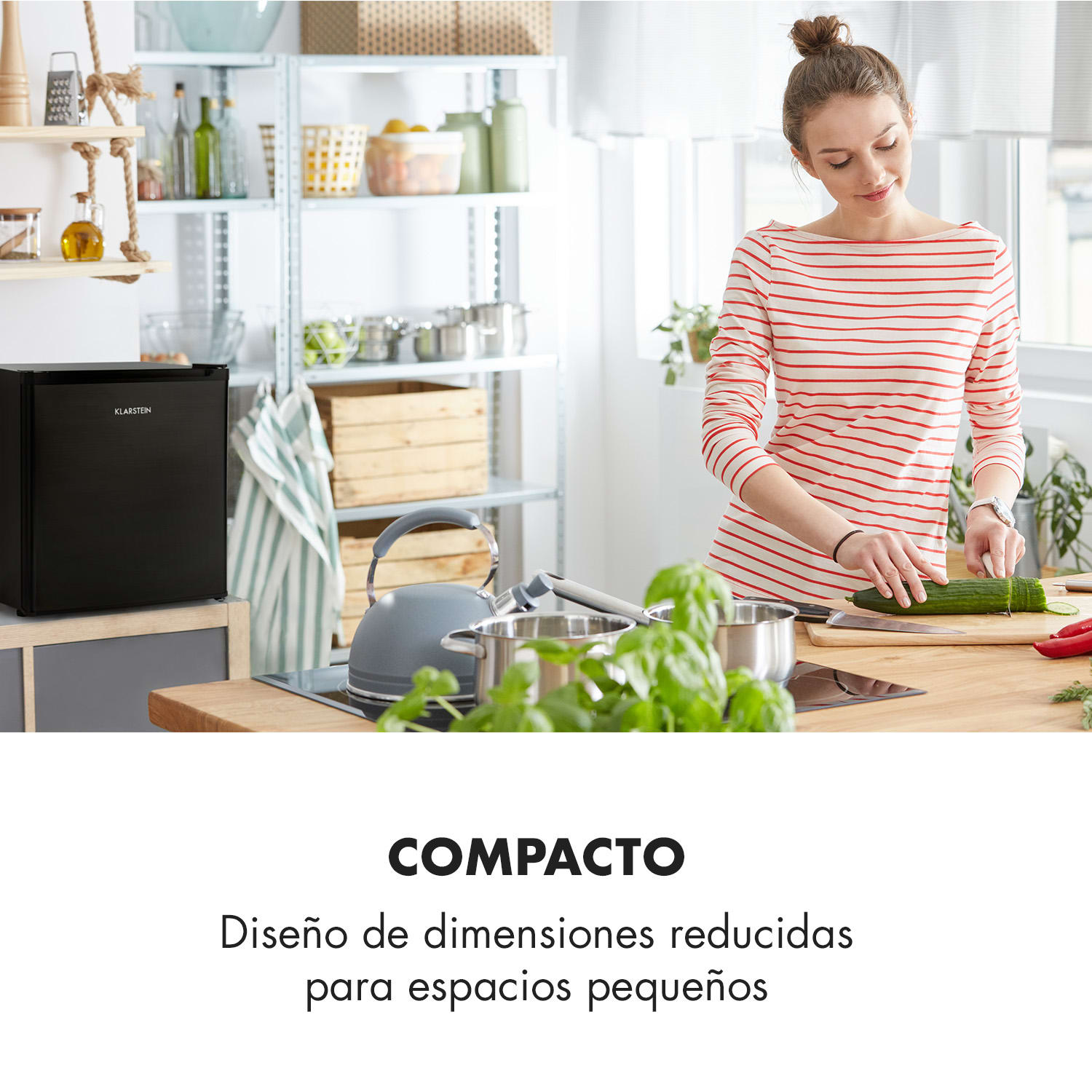 Mini Congelador Garfield Eco A++ 4 estrellas 34 litros compacto Negro