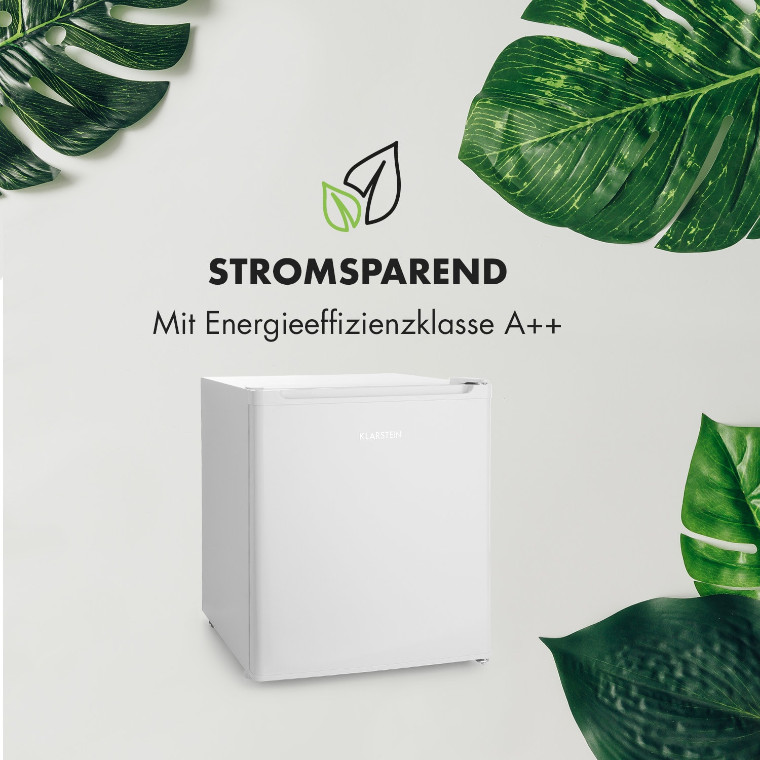 Snoopy Eco Mini-Kühlschrank mit Gefrierfach 41 Liter 39dB Weiß