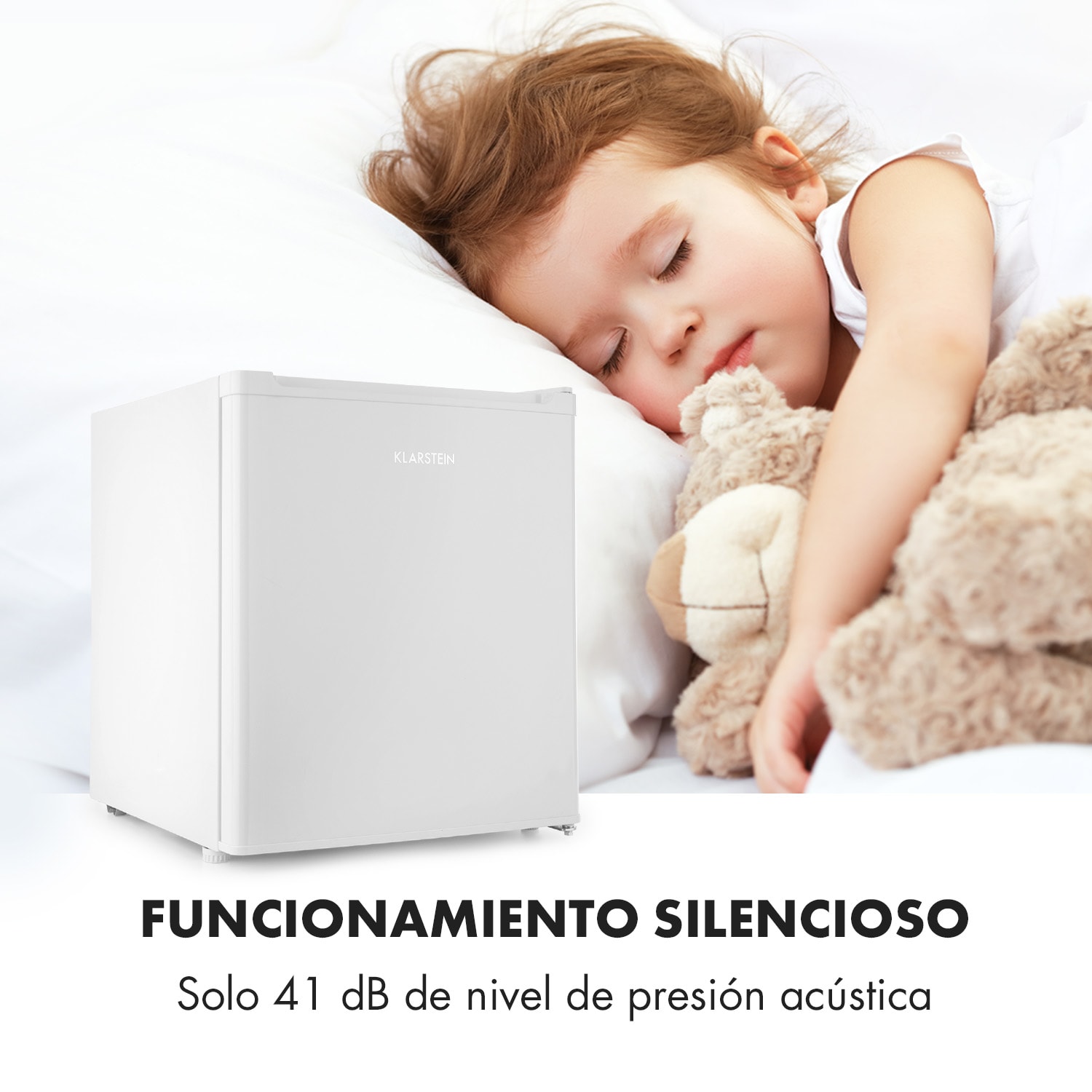 Snoopy Eco Mini Frigorífico con Congelador 41 Litros 39dB 