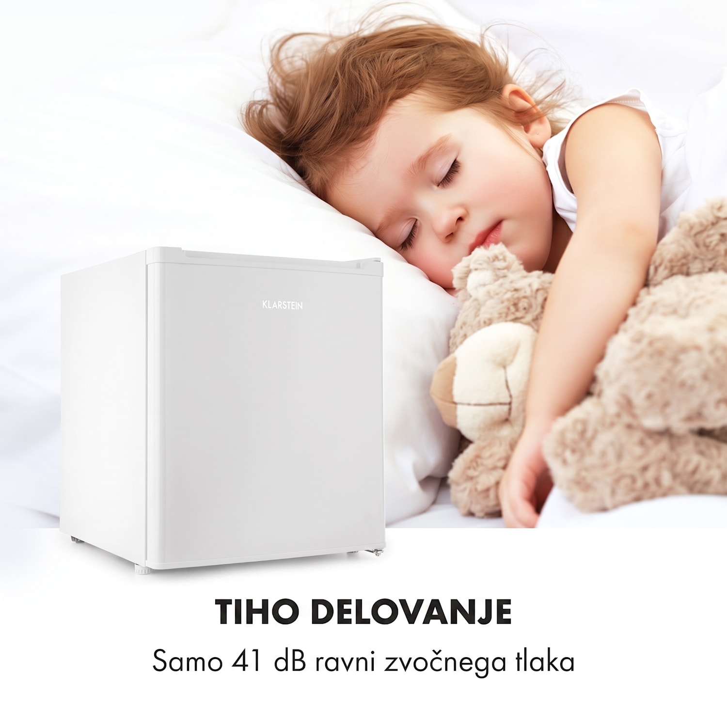 Snoopy Eco, mini hladilnik, E, 41 l, 39 dB, bela Bela
