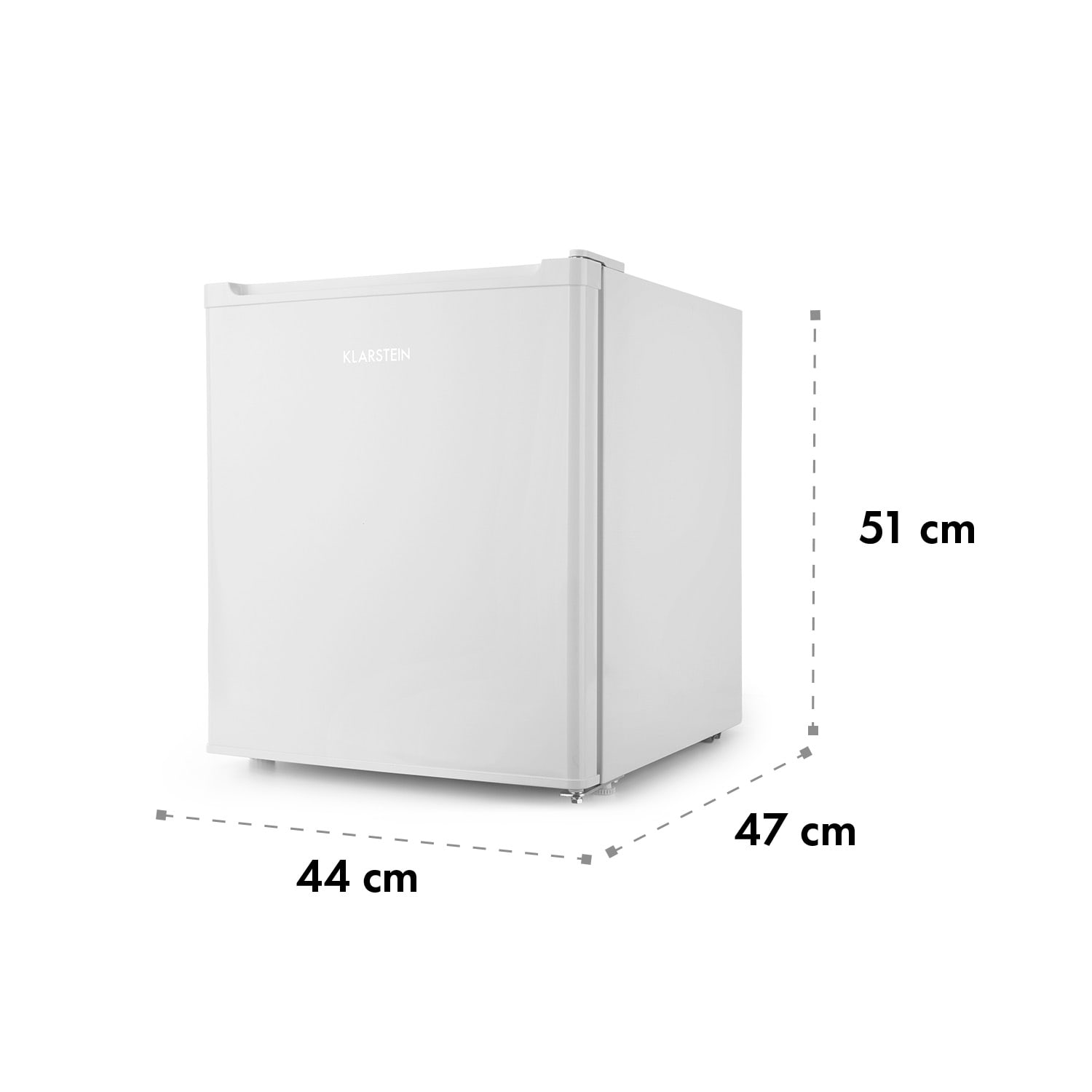 Snoopy Eco, mini chladnička, mraziaci priečinok, 41 l, energet. trieda F, 39 dB, čierna Biela