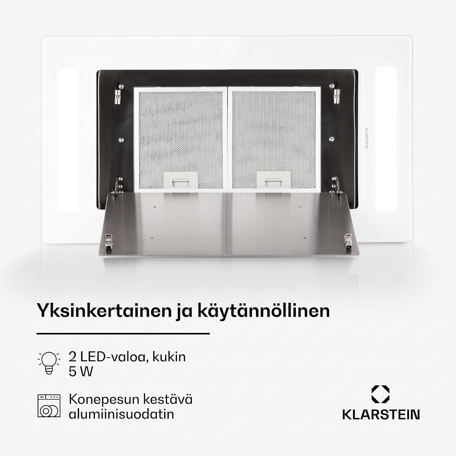 Remy liesituuletin kattoon 90 cm 630 m³/h 230 W 3 tasoa kaukosäädin Valkoinen