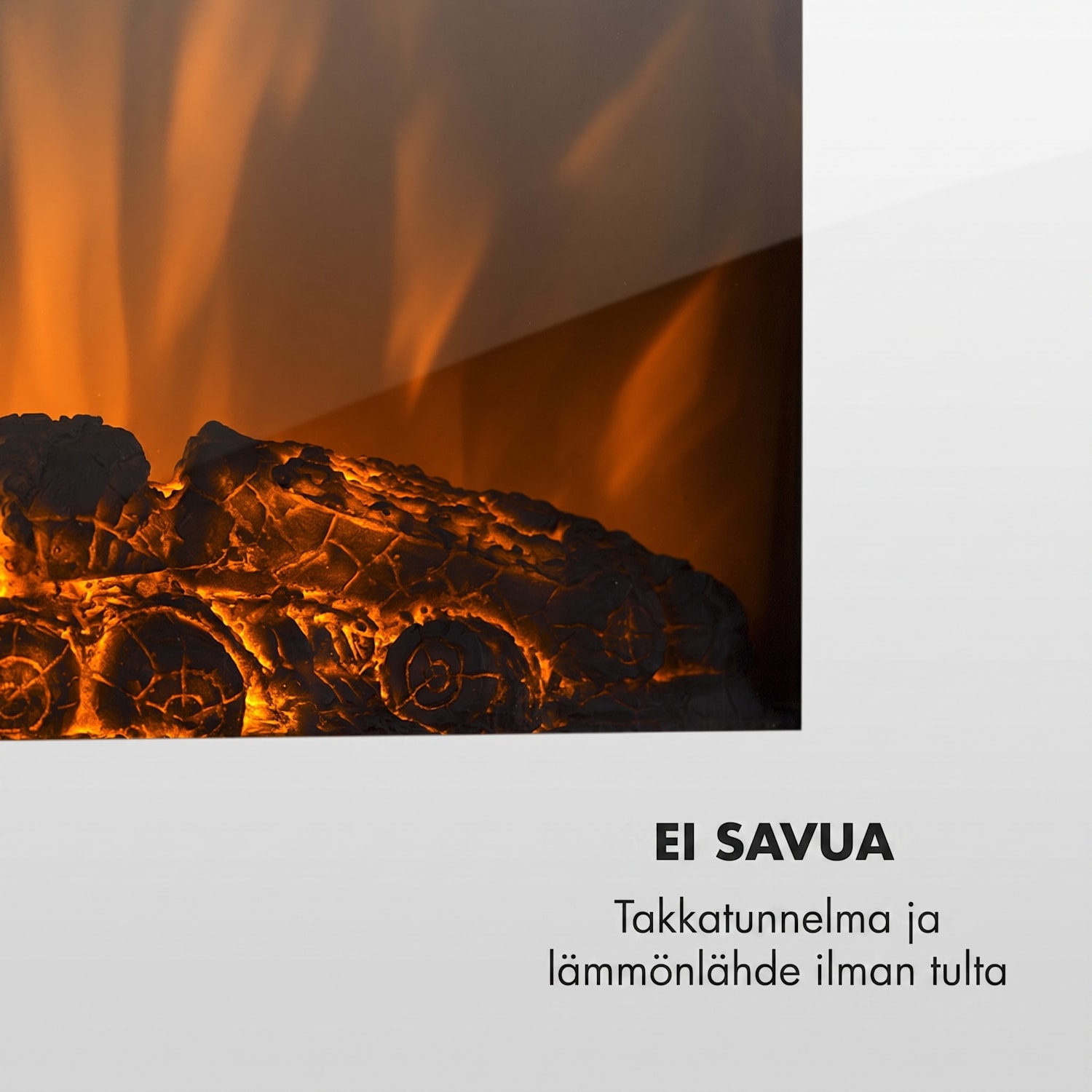 Lausanne Vertical sähköinen takka 1000 tai 2000W tulen illuusio 2000 W | Pystysuora | Valkoinen