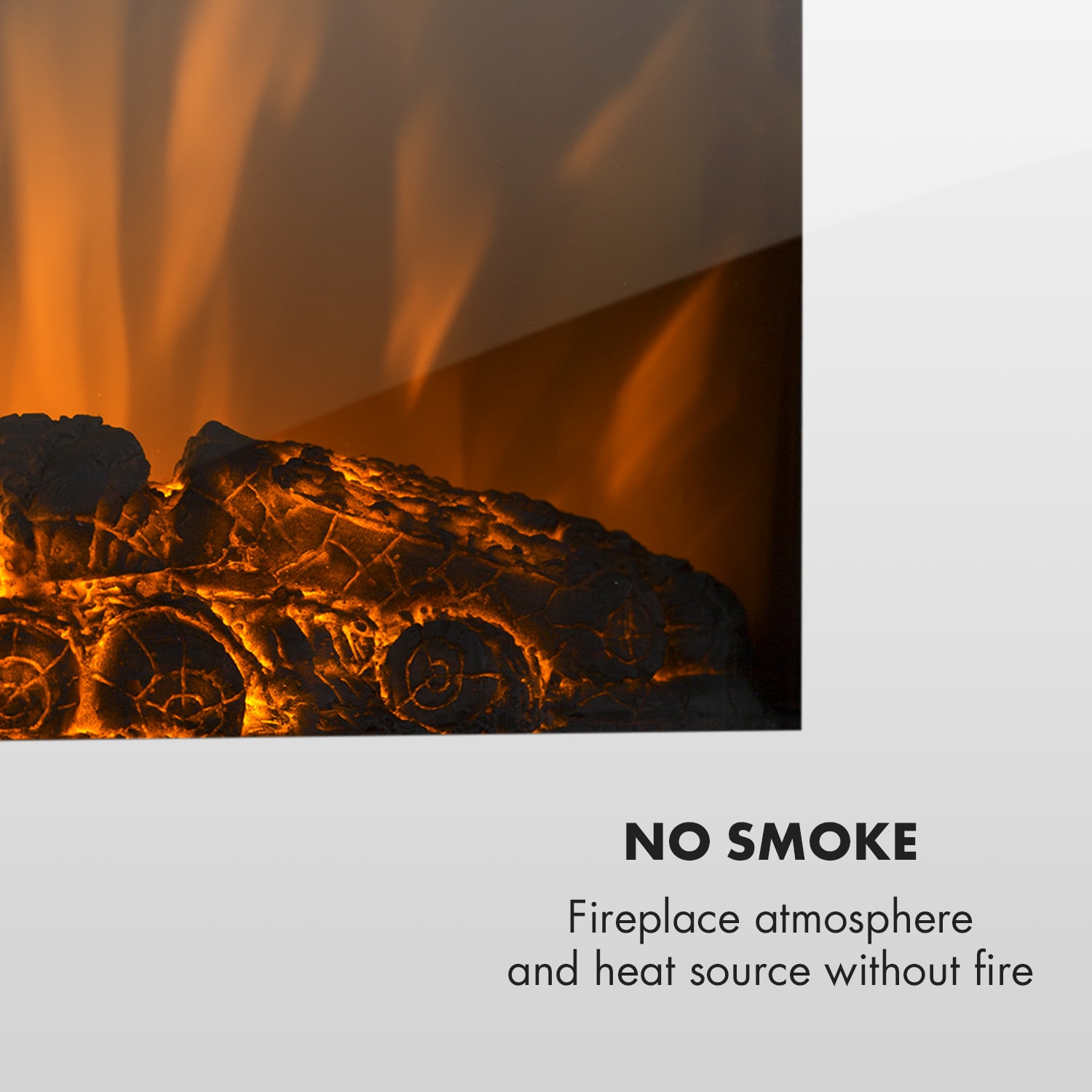 Lausanne Vertical, elektromos kandalló, 2000 W, heti időzítő, fehér 2000 W | Függőleges | Fehér