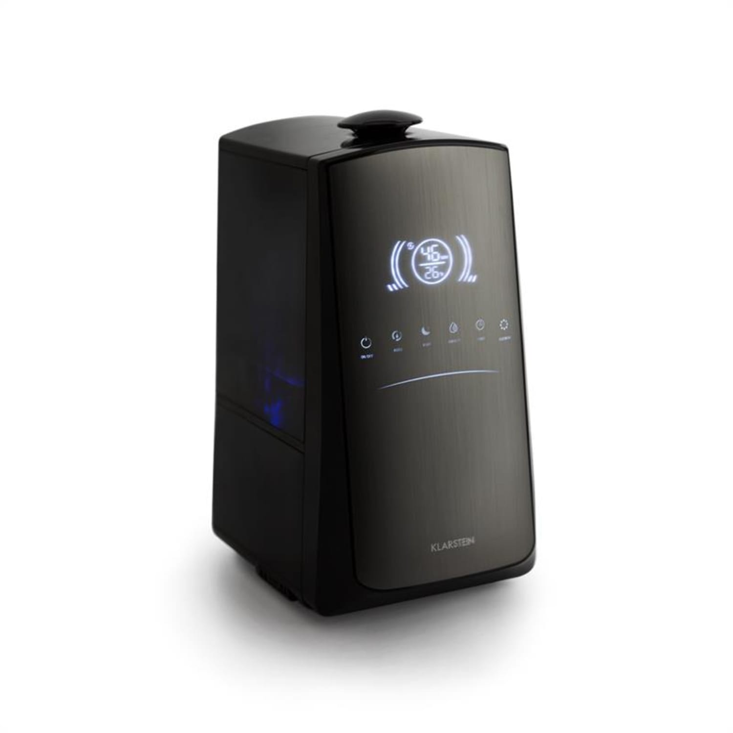 VapoAir Opal Humidificador de aire Display LED táctil Mando a distancia Negro/Antracita Sin wifi