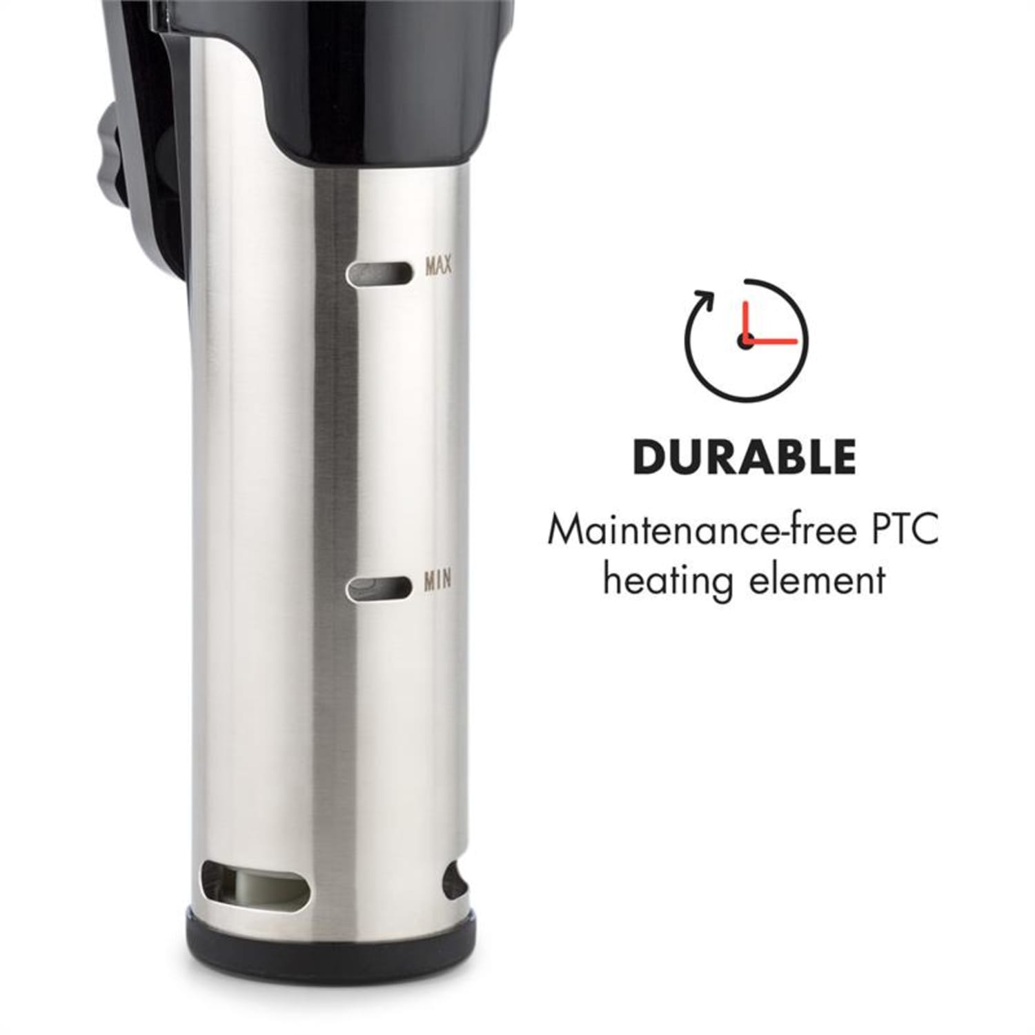 Quickstick Para Cozinhar a Vácuo Flex 1300W 3D Circulante 0-95 °C IPX7 Temporizador Preto Preto