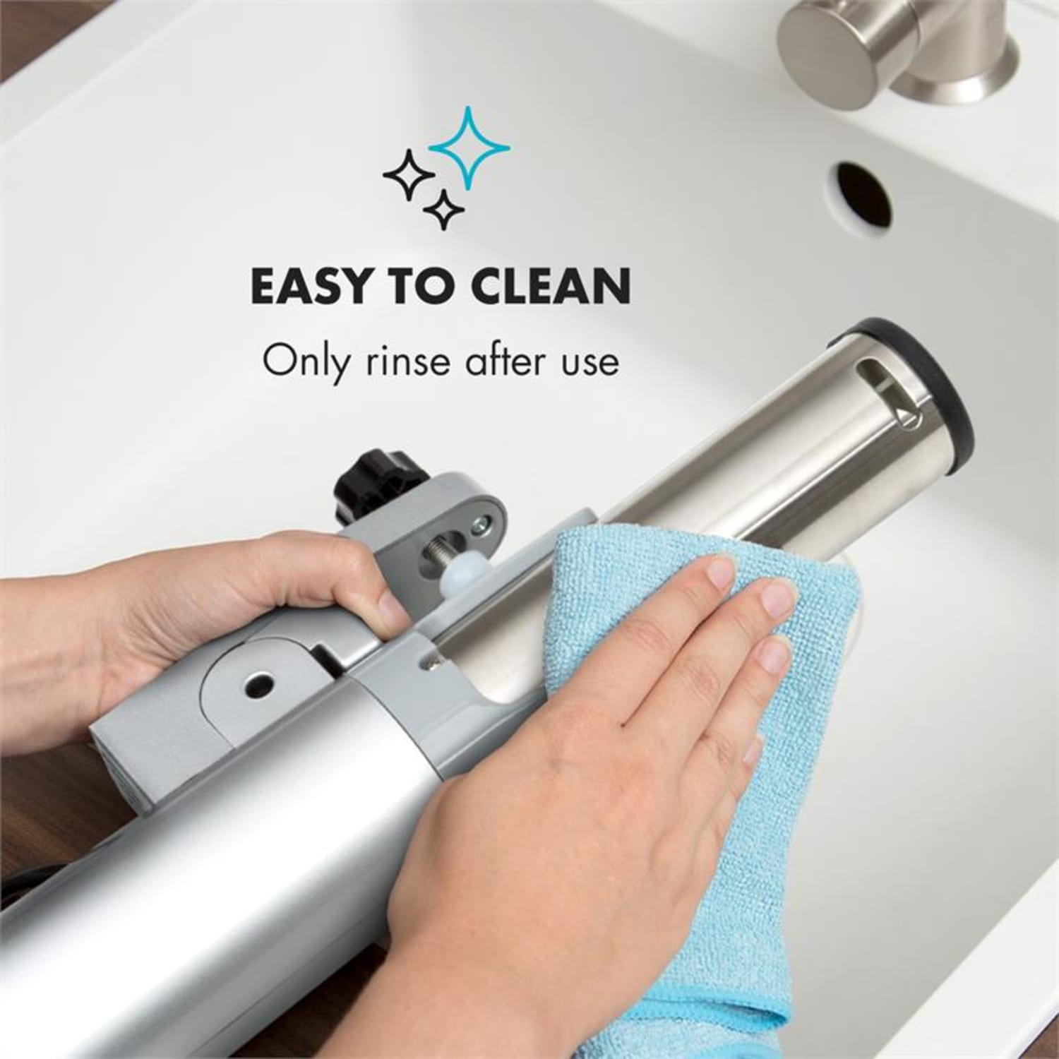 Quickstick Flex, Sous-Vide, 1300 W, 3D circulator, IPX7, timer, 0 - 95 °C, argintiu 