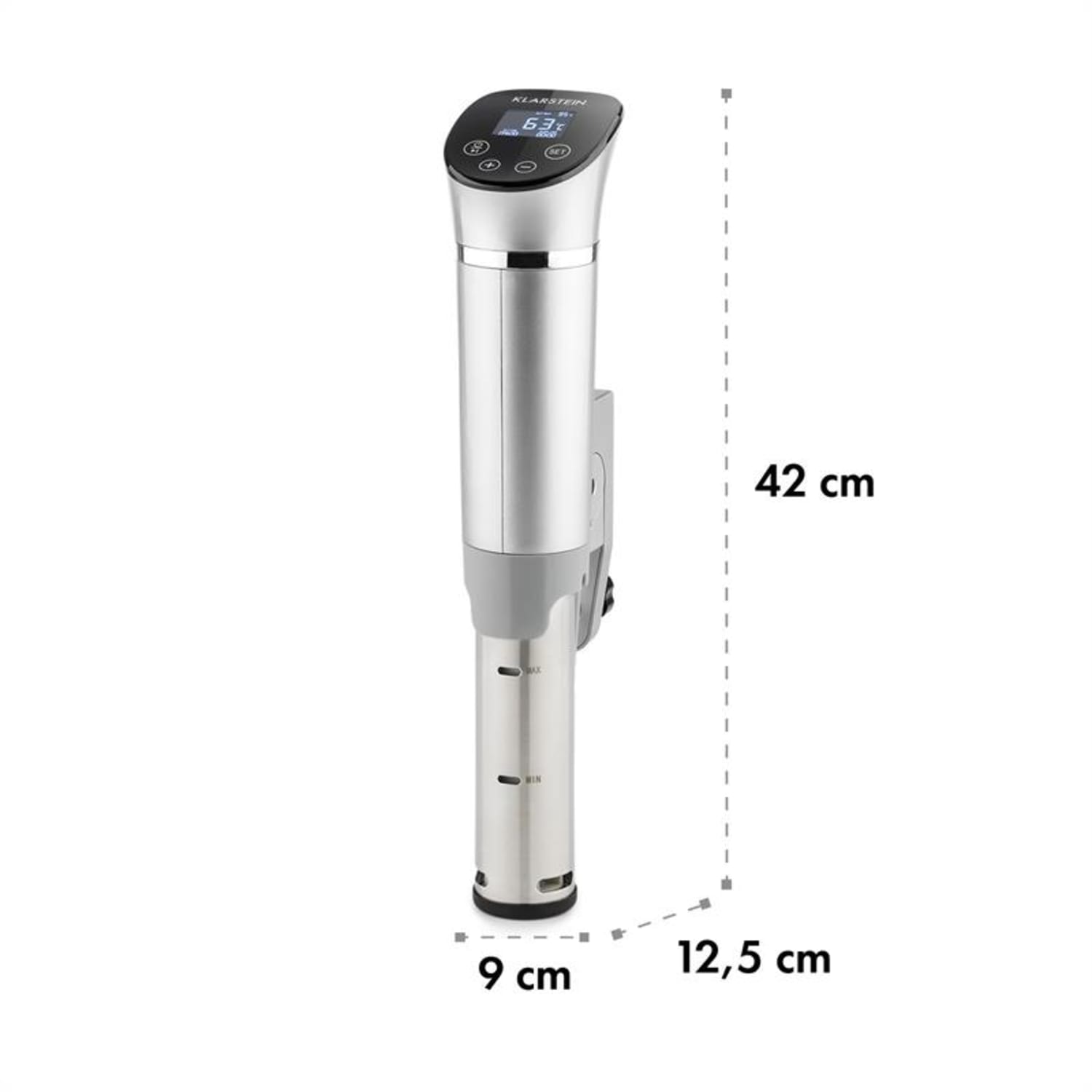 Quickstick Flex, Sous-Vide, 1300 W, 3D circulator, IPX7, timer, 0 - 95 °C, argintiu 
