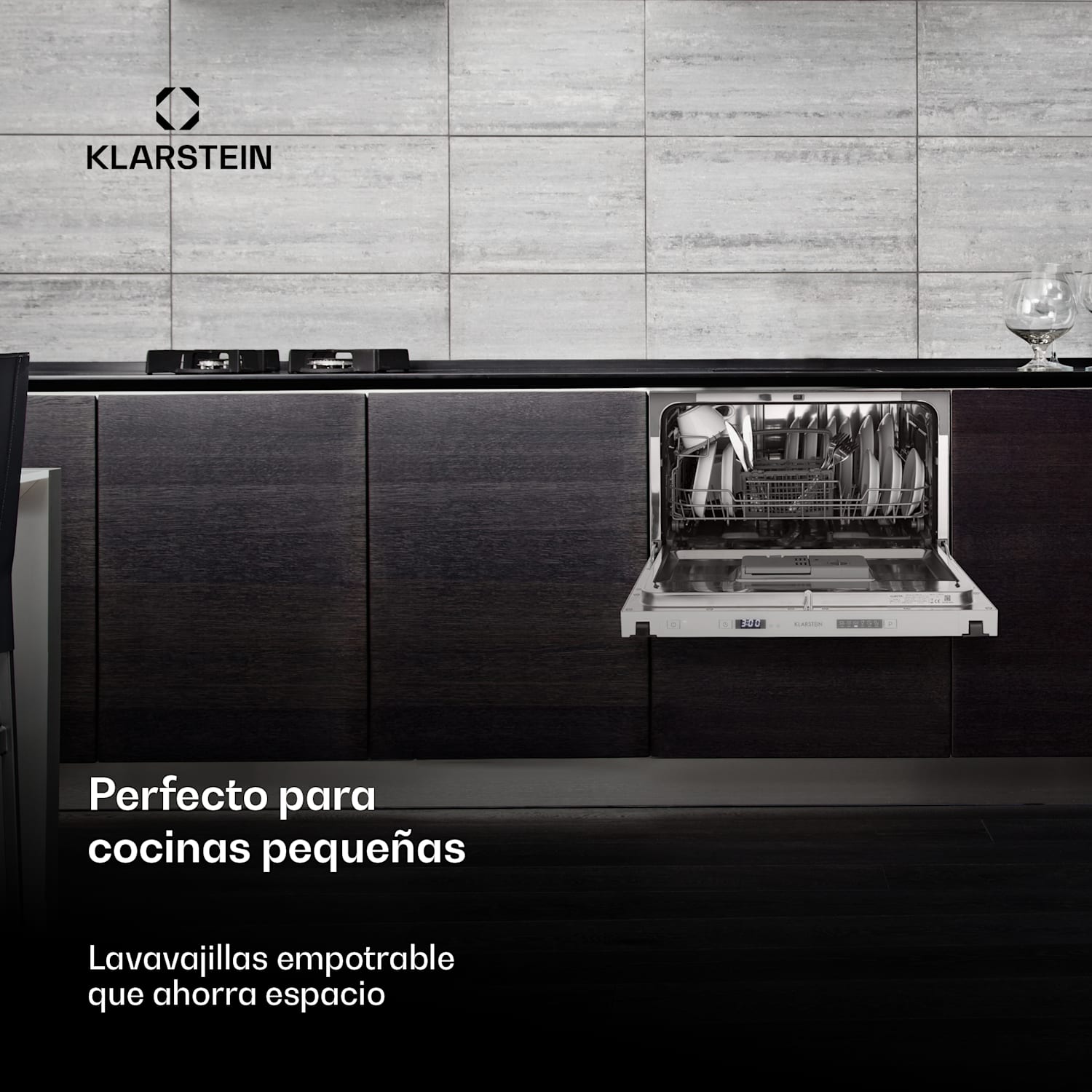 Amazonia 6 Secret Lavavajillas empotrable 6 programas Blanco 