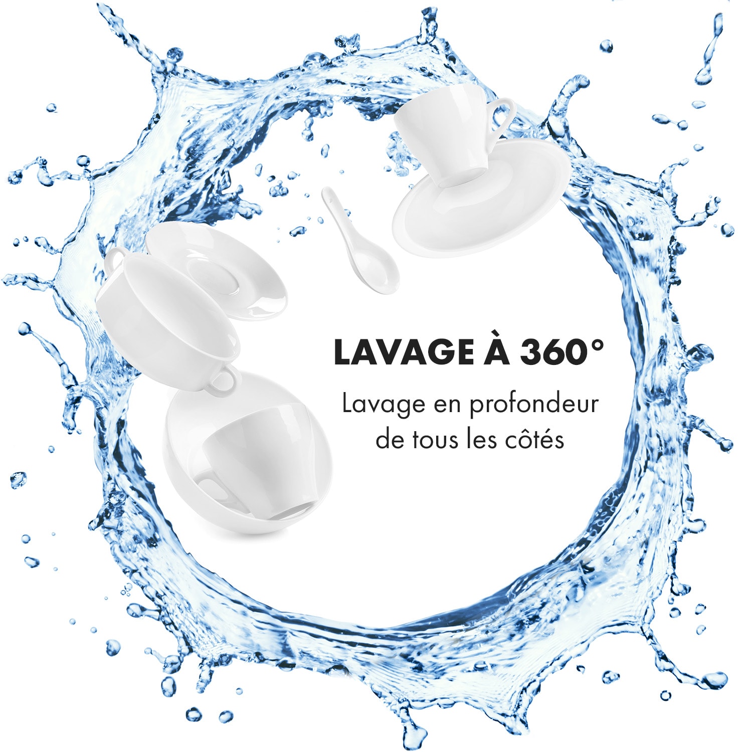 Amazonia 6 Secret inbouw vaatwasmachine 6 programma's 