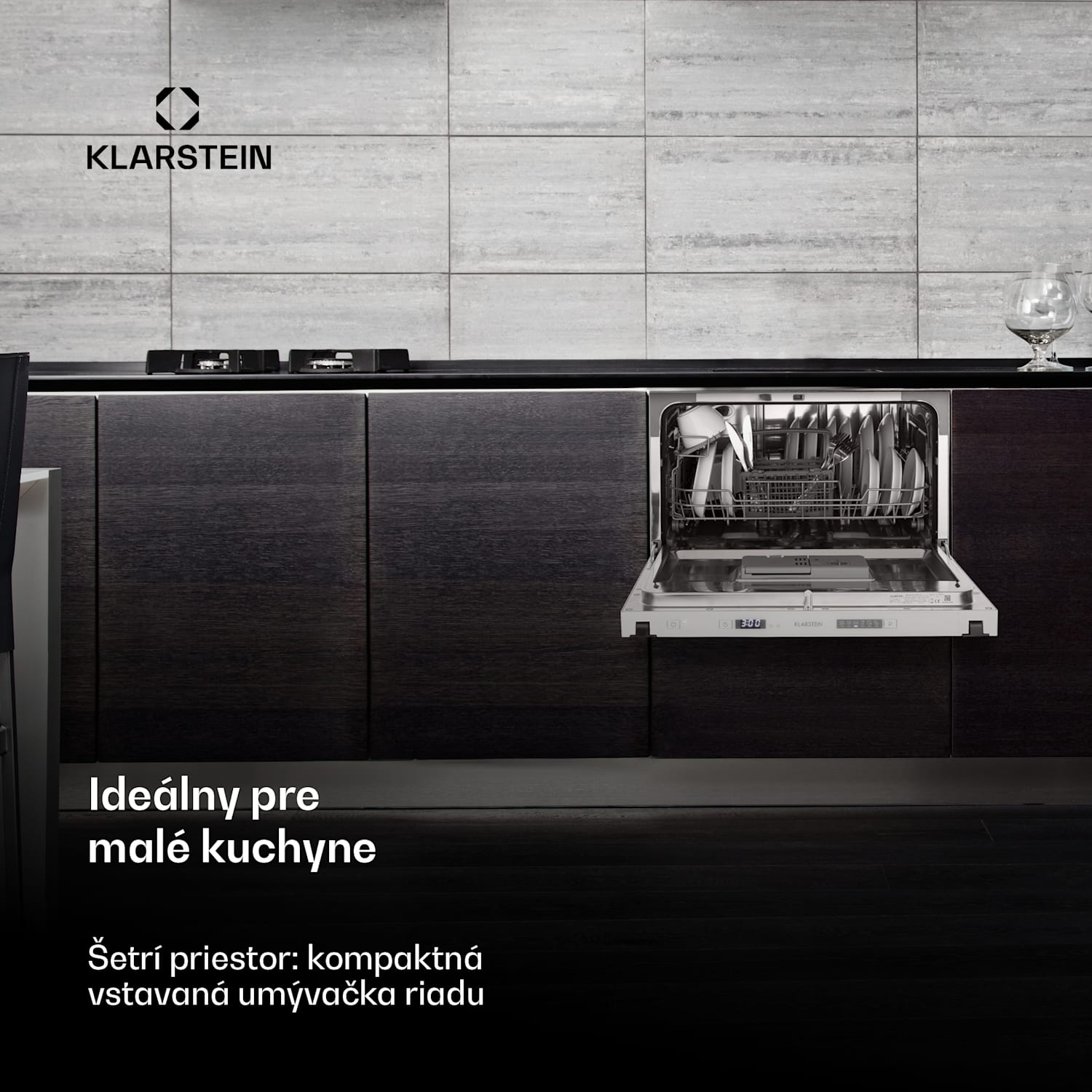 Amazonia 6 Secret, vstavaná umývačka riadu, 6 programov, biela 