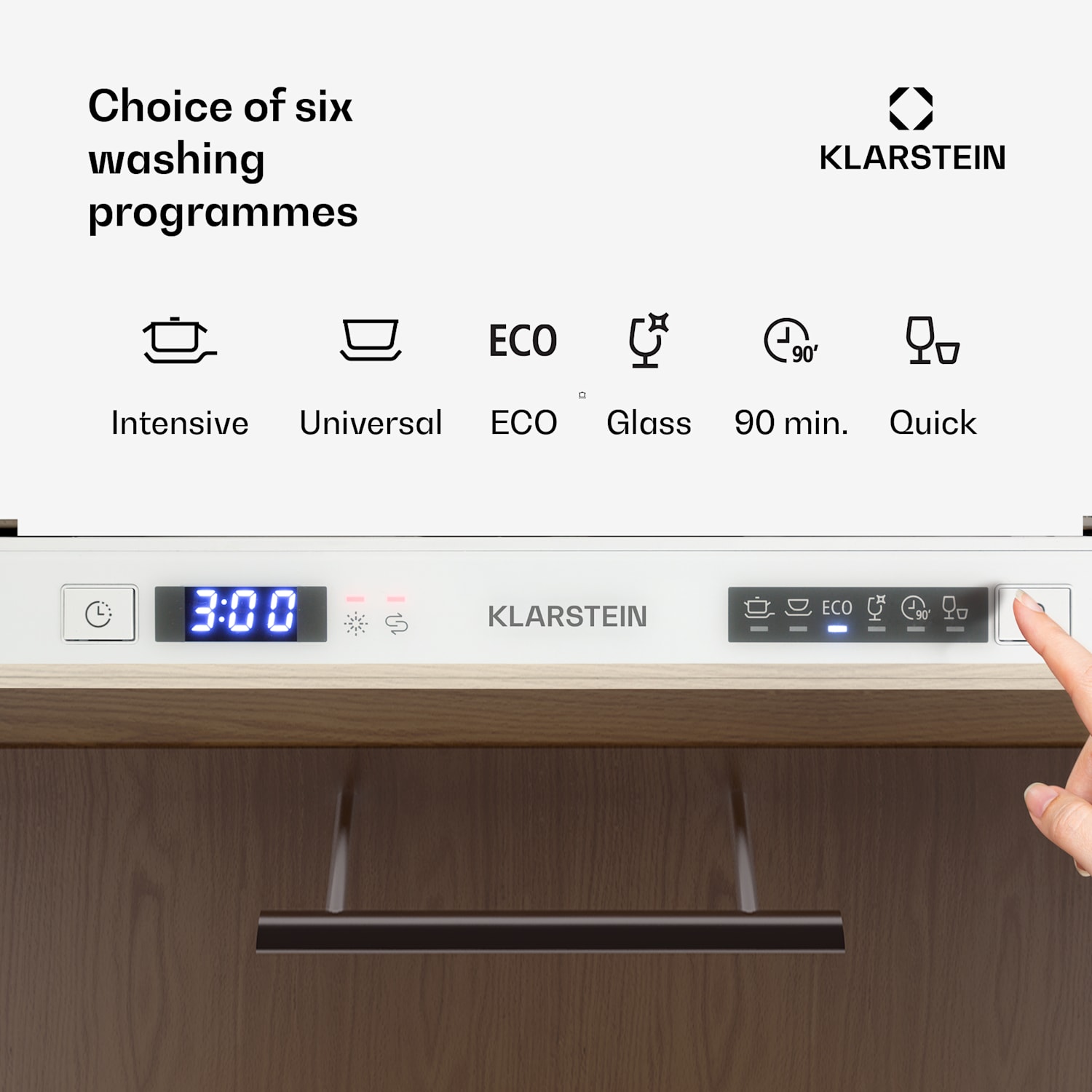 Máquina de lavar loiça Amazonia 6 Secret Para Encastrar 6 Programas Branca 