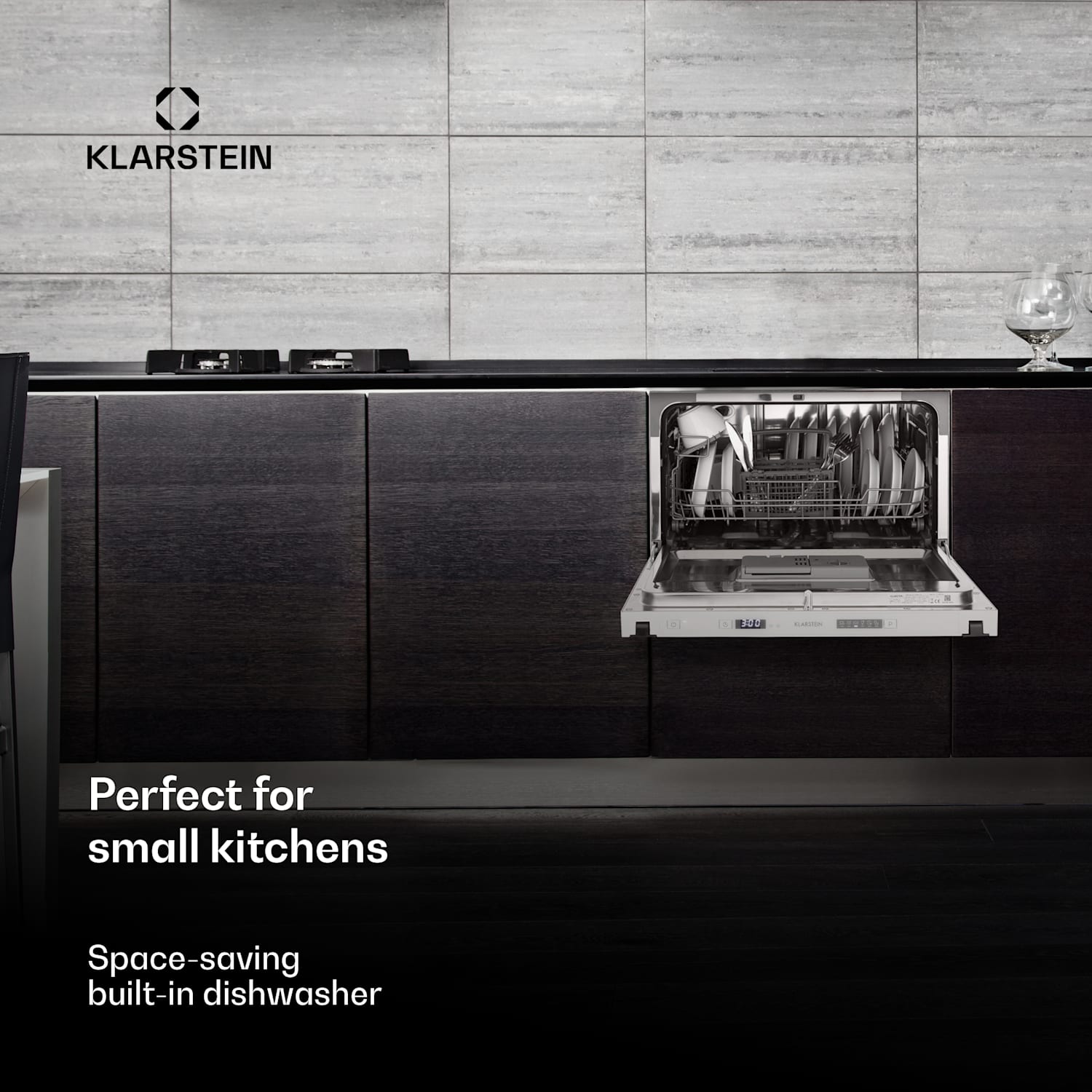 Máquina de lavar loiça Amazonia 6 Secret Para Encastrar 6 Programas Branca 