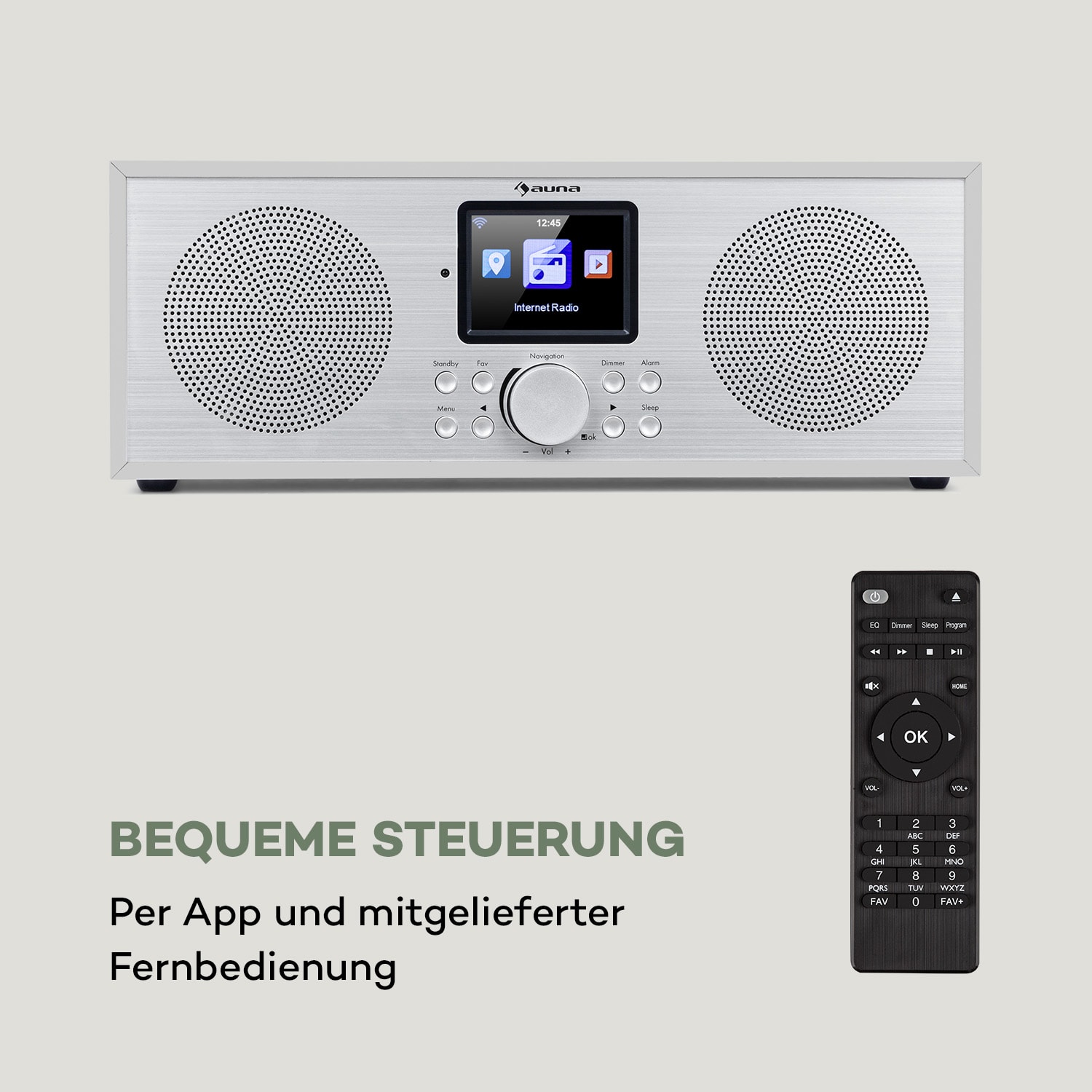 Silver Star Stereo Internet DAB+/UKW Radio, WiFi, BT, DAB+/UKW, weiß