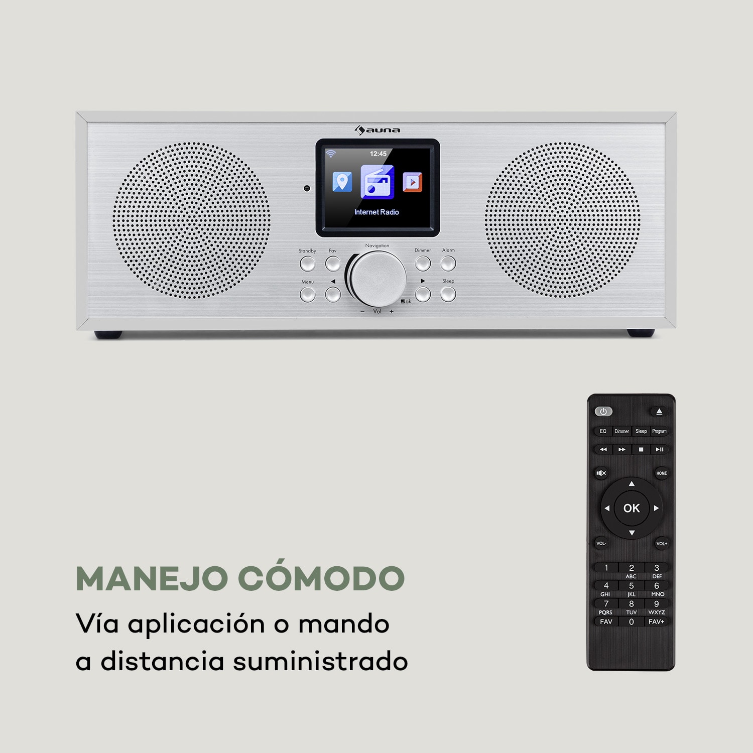 Silver Star Radio estéreo Internet DAB+/FM WiFi Bluetooth DAB+/FM Blanco