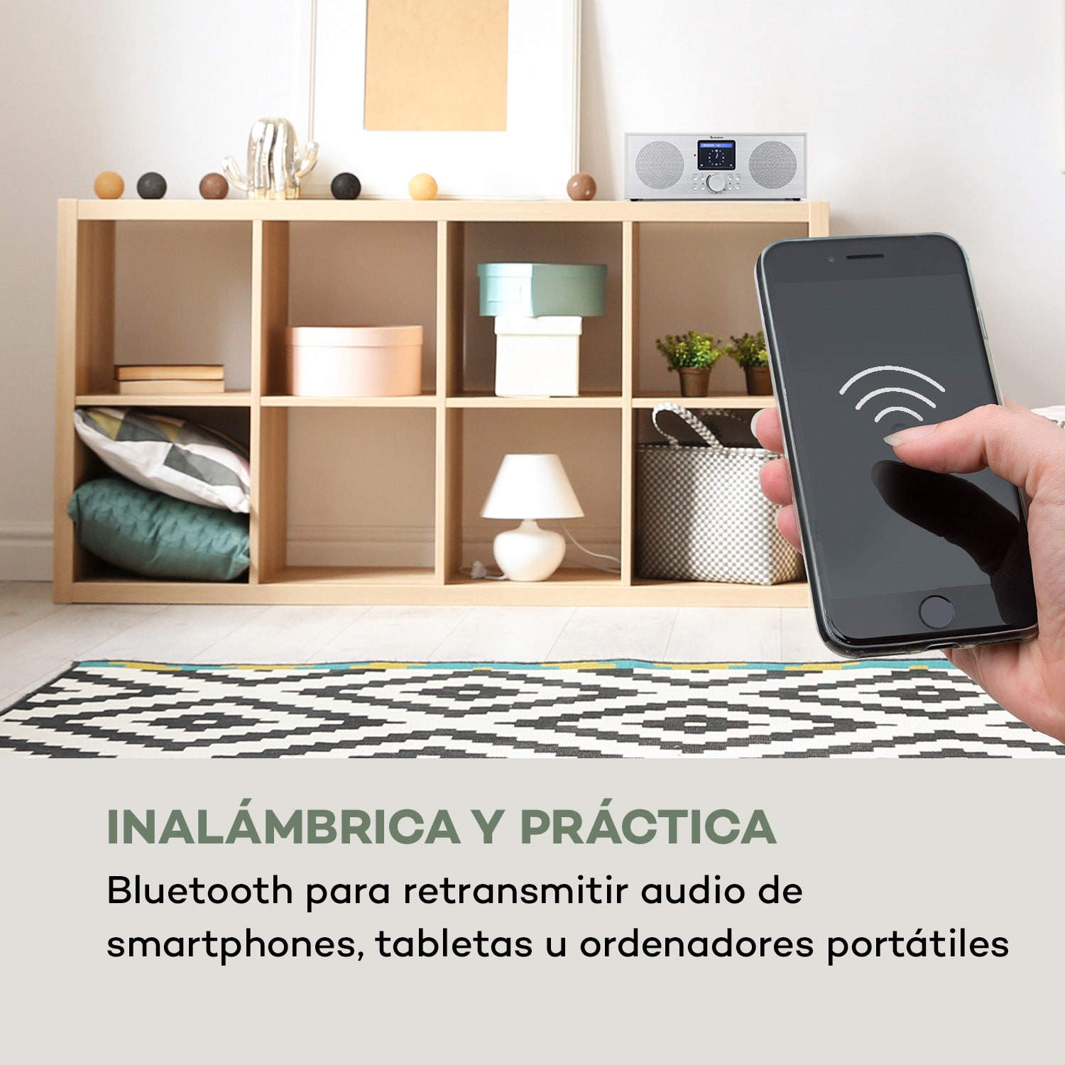 Silver Star Radio estéreo Internet DAB+/FM WiFi Bluetooth DAB+/FM Blanco