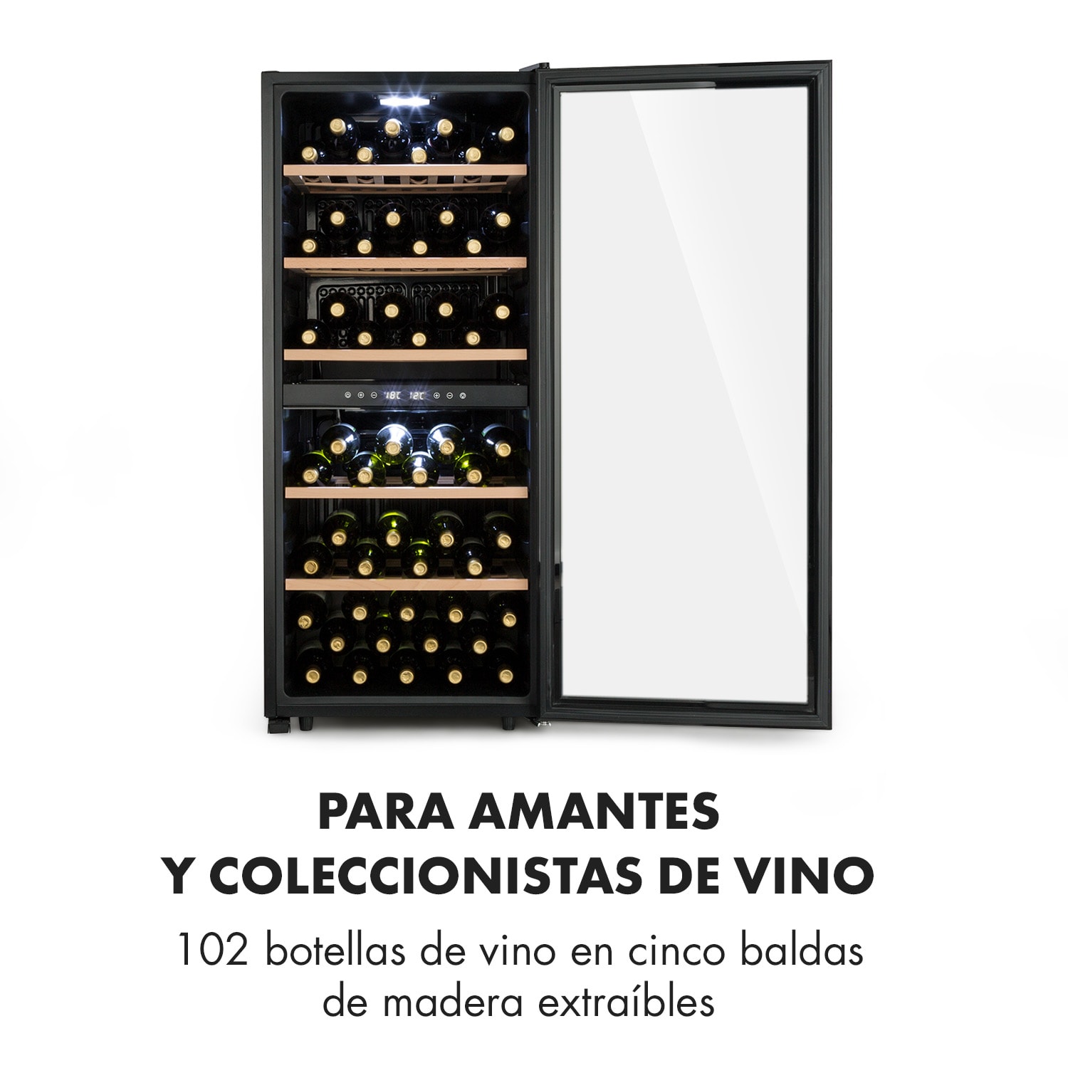 Barossa 102 Duo Vinoteca 102 botellas 226 litros 2 zonas Control táctil 2 zonas de refrigeración | 102 botellas