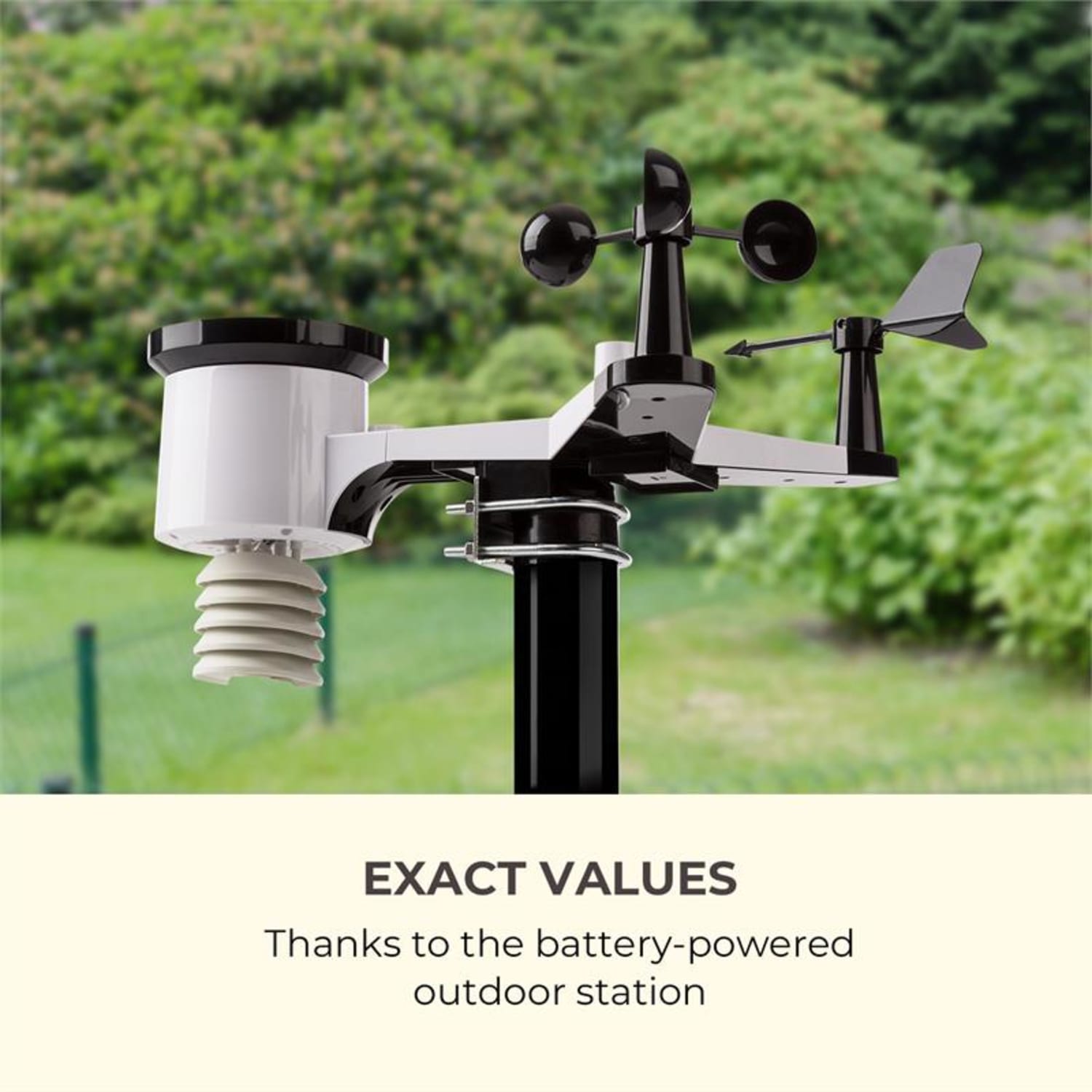Halley, profesionalna meteorološka postaja, 6 v 1 meritev, notranji in zunanji senzor, WiFi, aplikacija