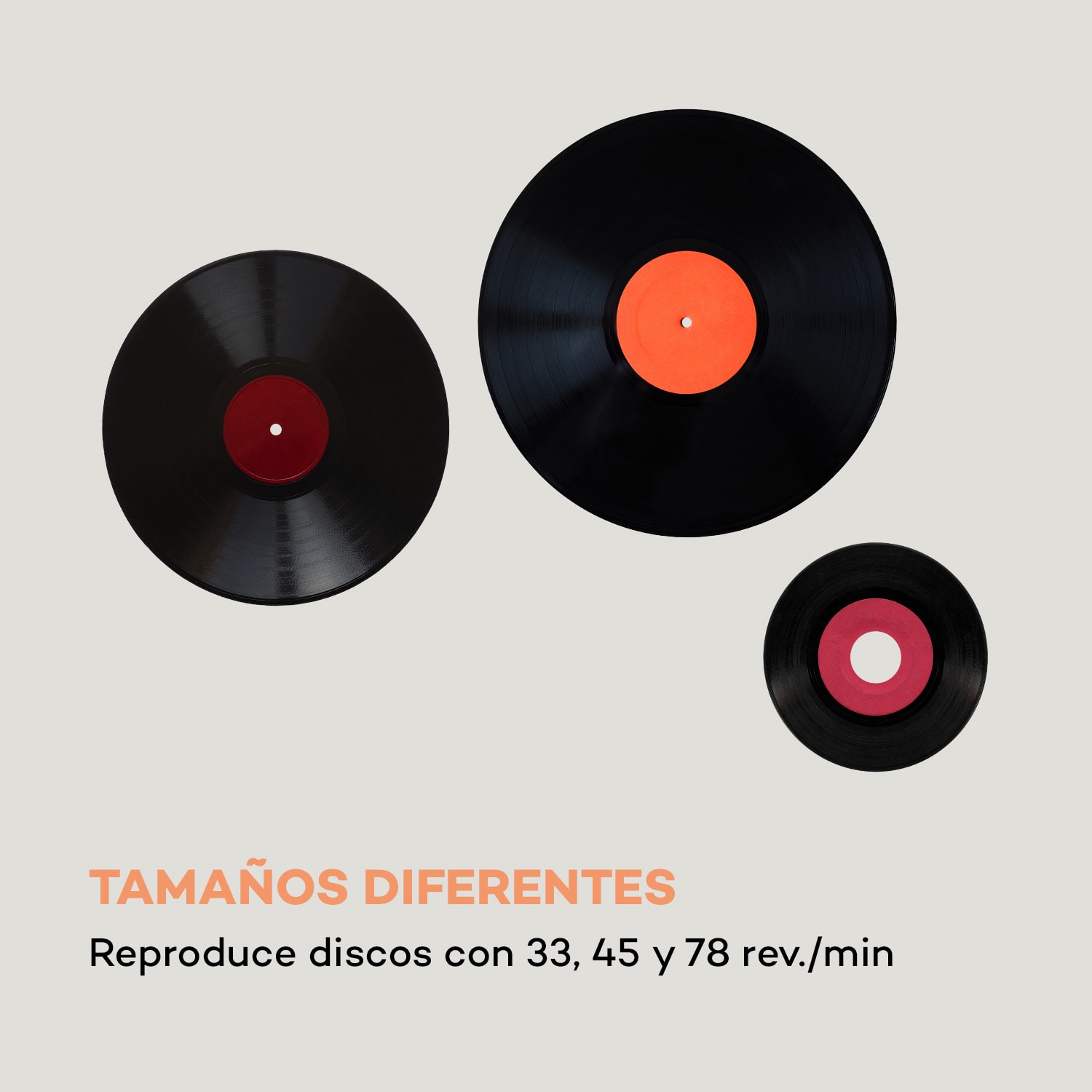 Peggy Sue Tocadiscos Altavoz estéreo Puerto USB Marrón Marrón