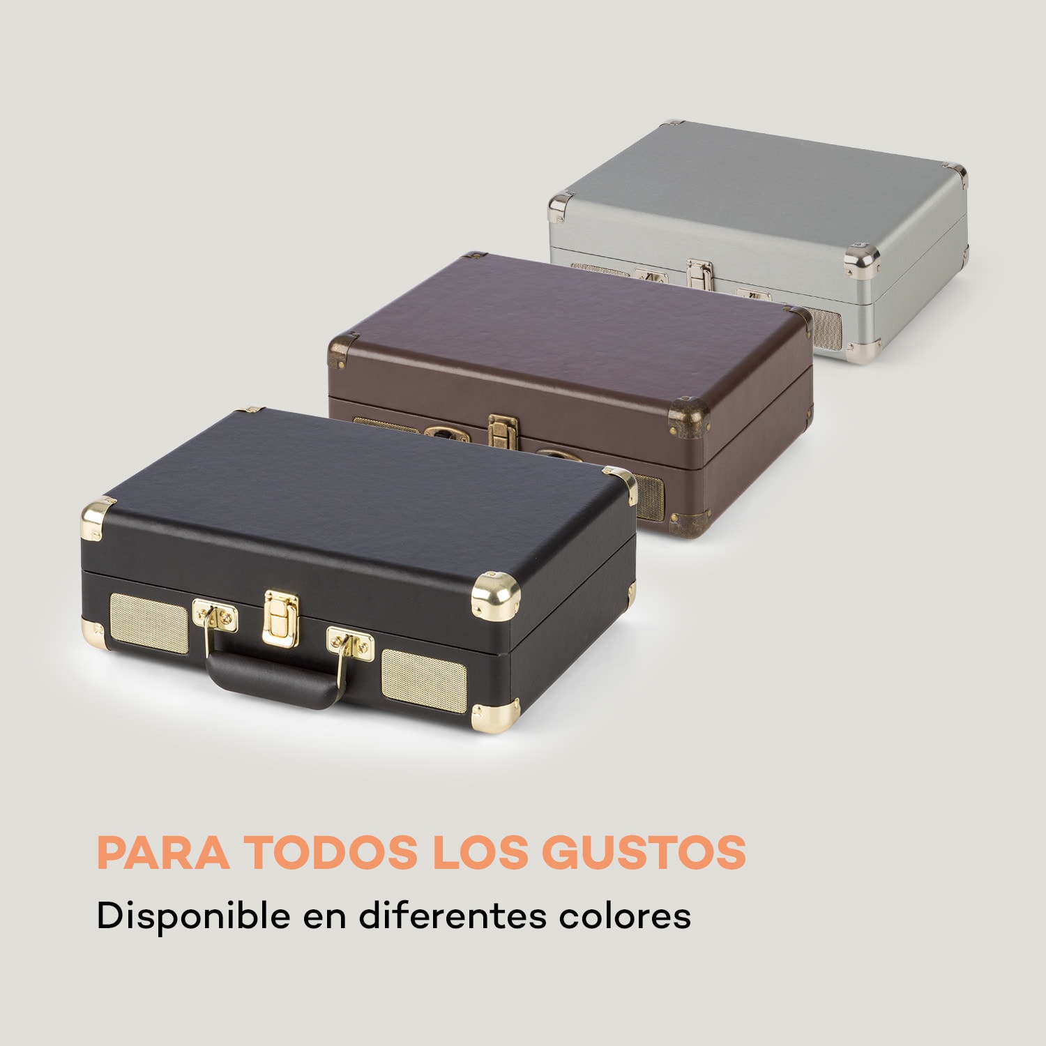 Peggy Sue Tocadiscos Altavoz estéreo Puerto USB Marrón Marrón