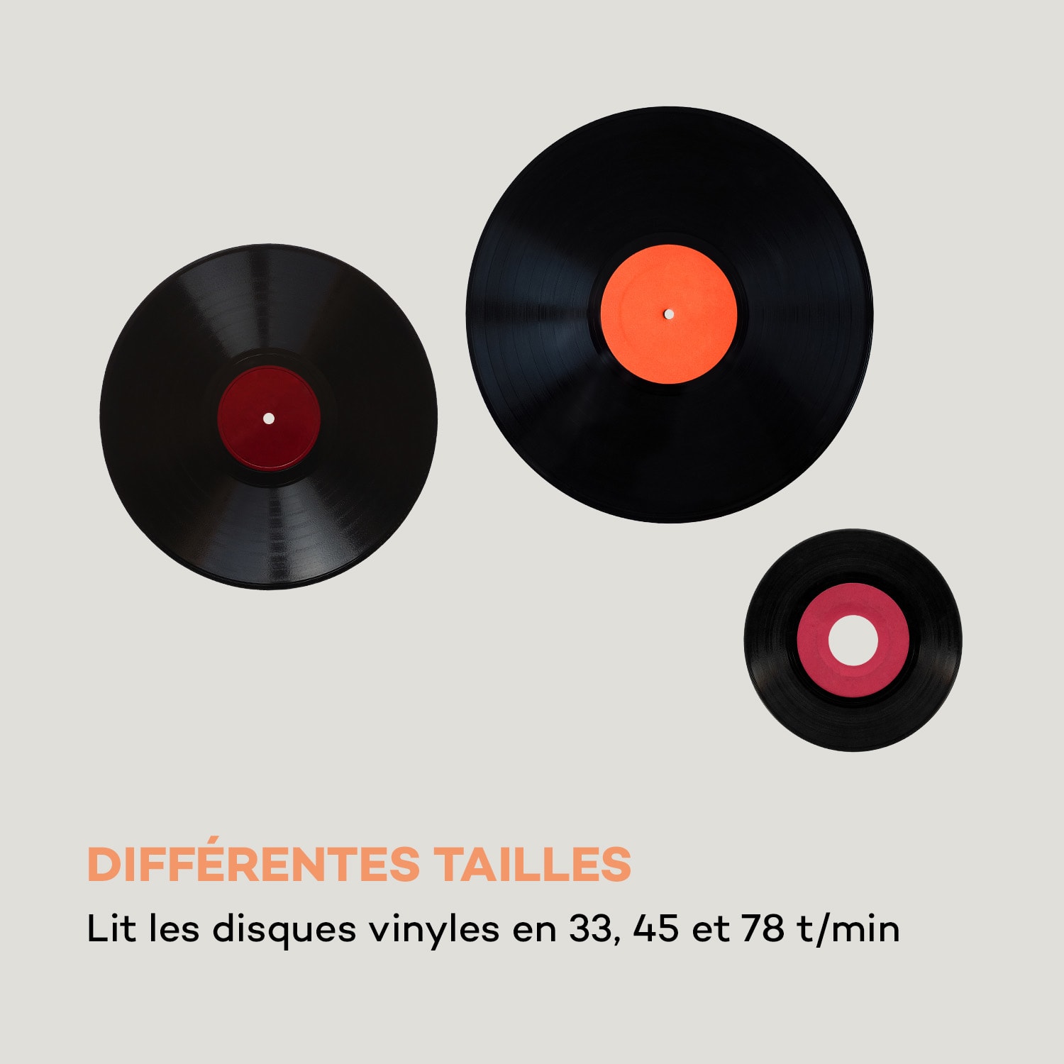 Peggy Sue platine vinyle enceintes stéréo port USB marron Brun