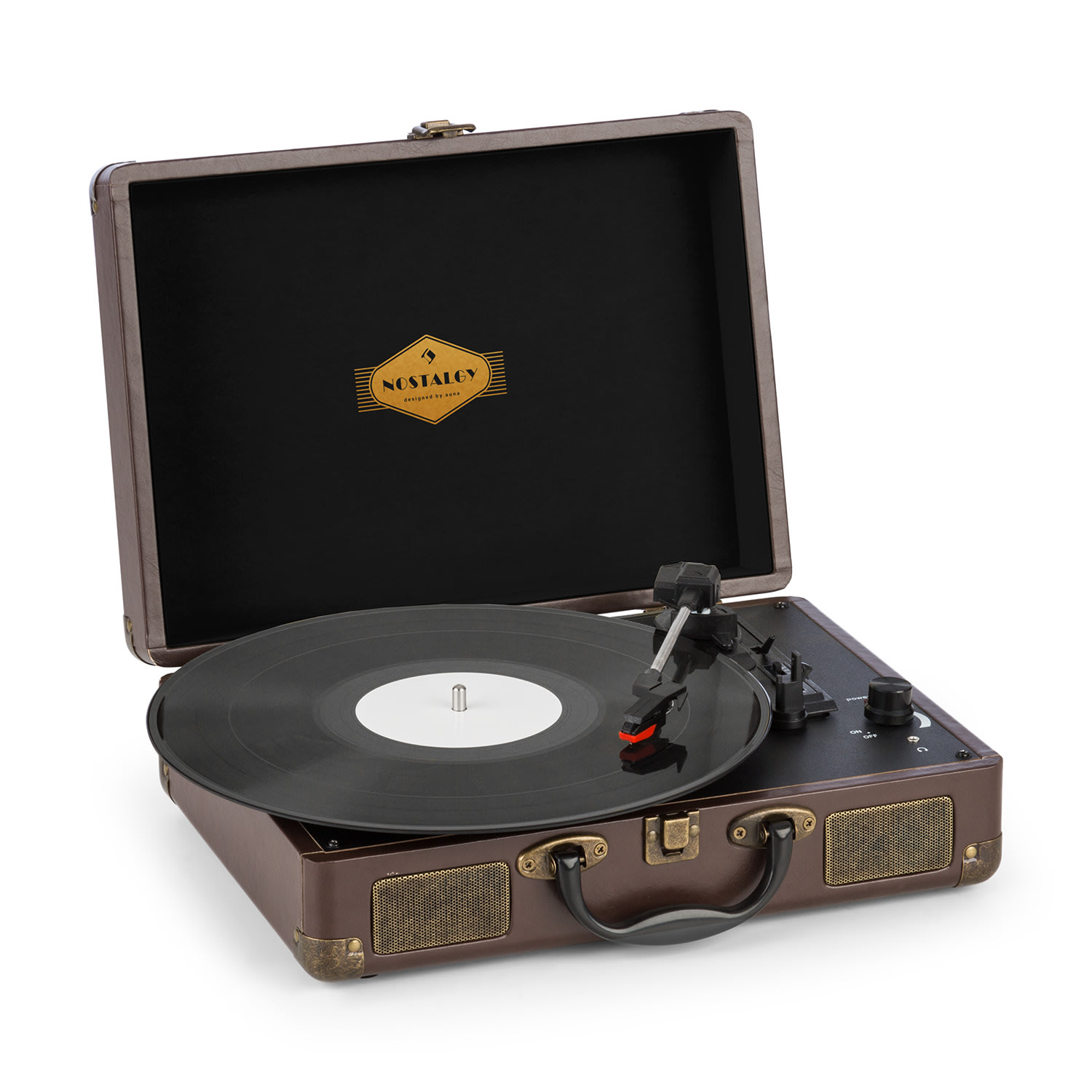 Peggy Sue Tocadiscos Altavoz estéreo Puerto USB Marrón Marrón