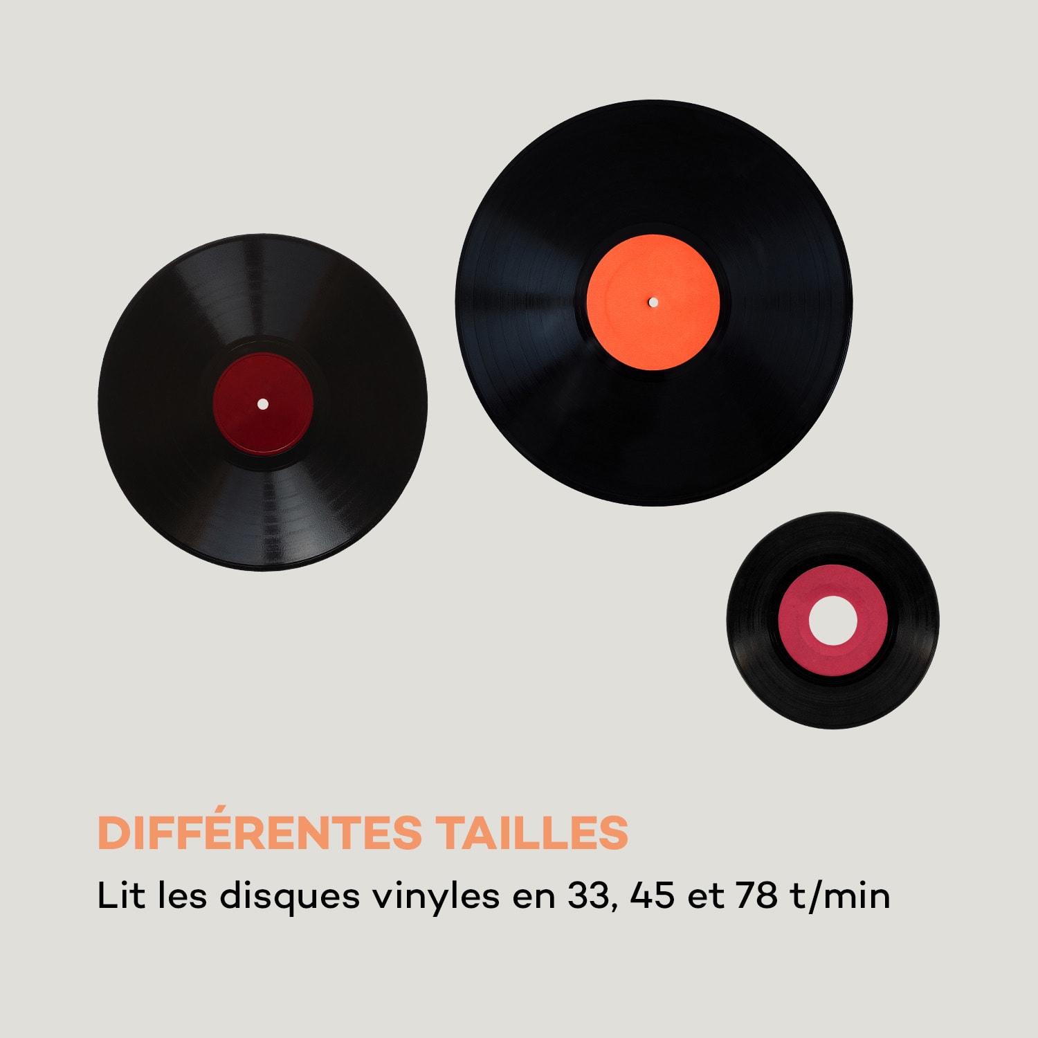 Peggy Sue Platine vinyle rétro enceintes stéréo port USB noir & or Noir / Or