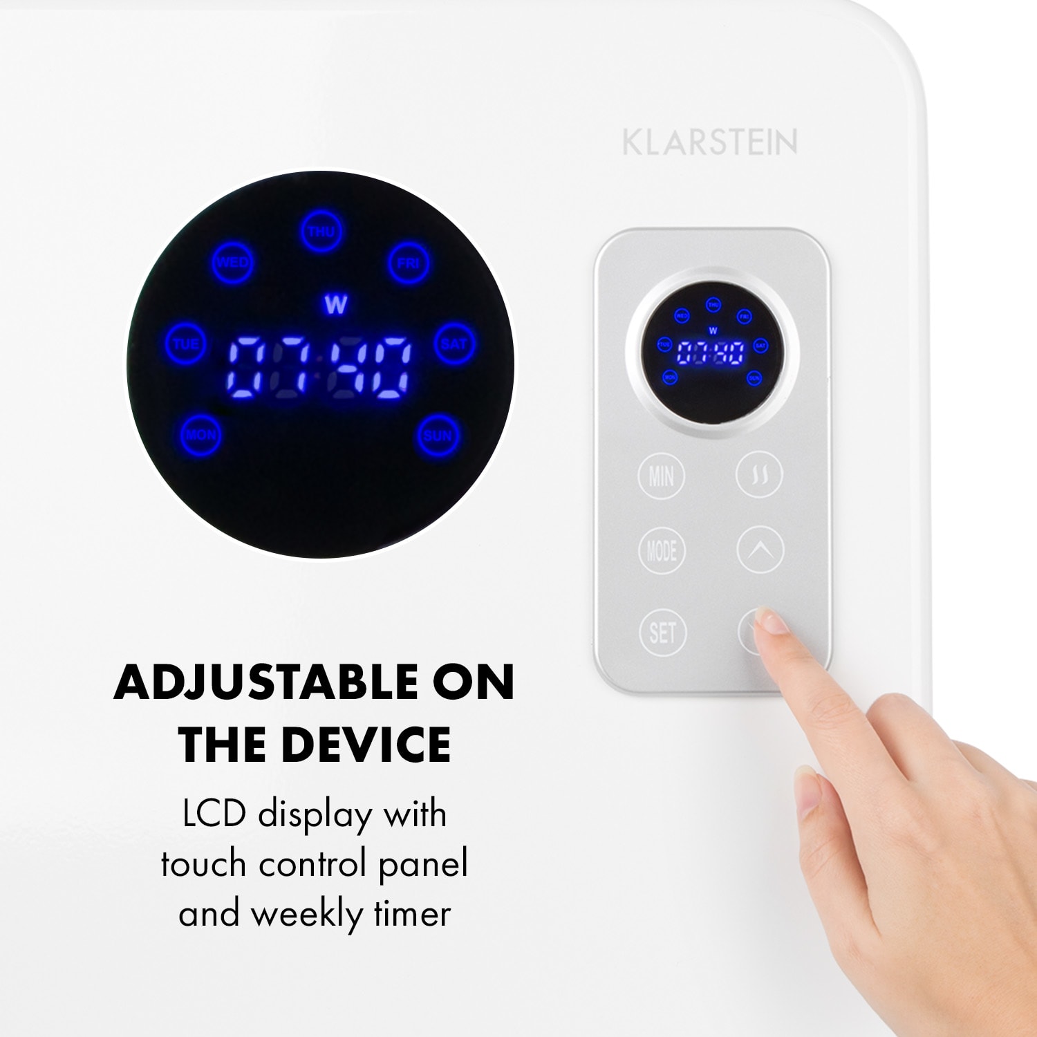 Hot Spot CV20, konvektorski grelnik, 2000 W, IP24, daljinski upravljalnik, beli 
