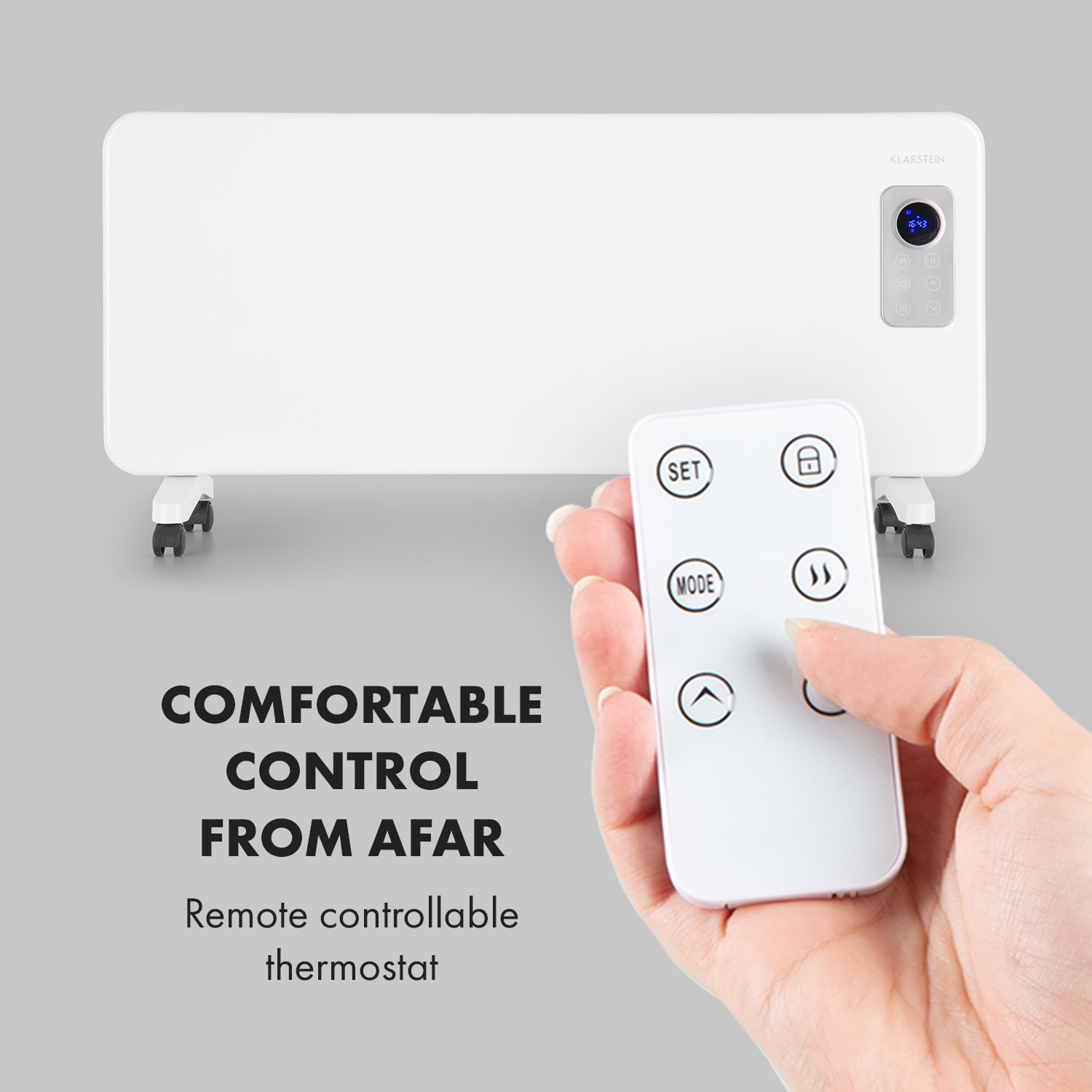 Hot Spot CV20, konvektorski grelnik, 2000 W, IP24, daljinski upravljalnik, beli 