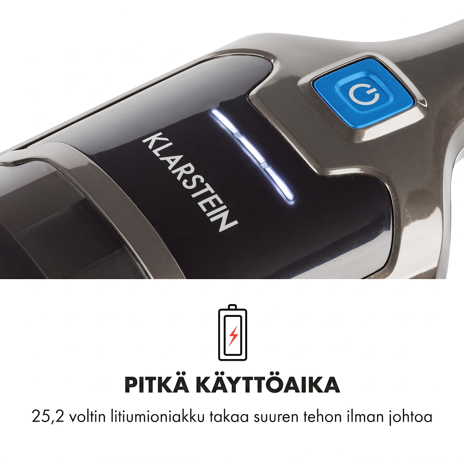 TurboHybrid pölynimuri ja rikkaimuri antrasiitti/sininen Tummanharmaa