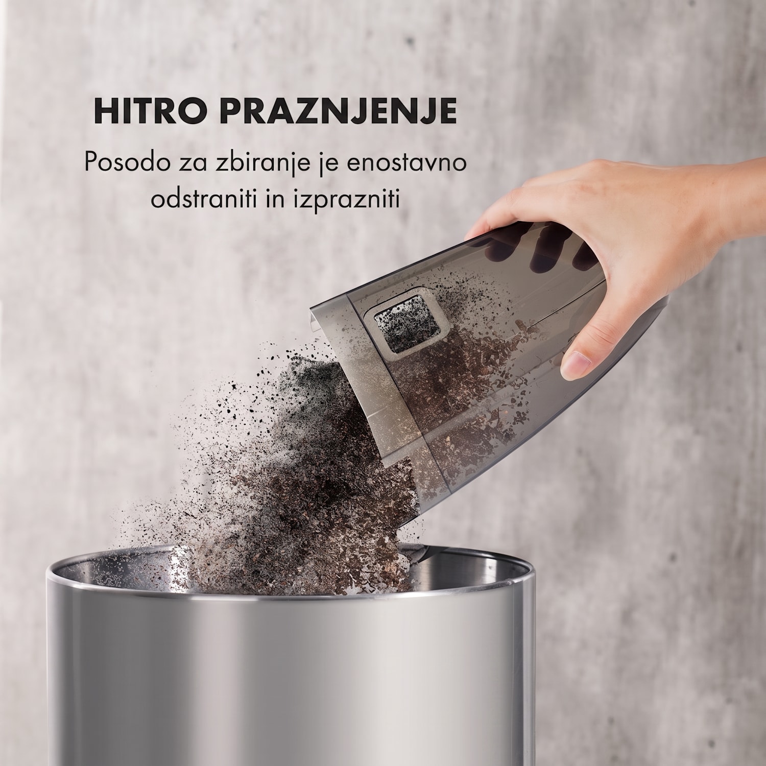 TurboHybrid, sesalnik, tla in ročni sesalnik, antracitno modri Temno siva