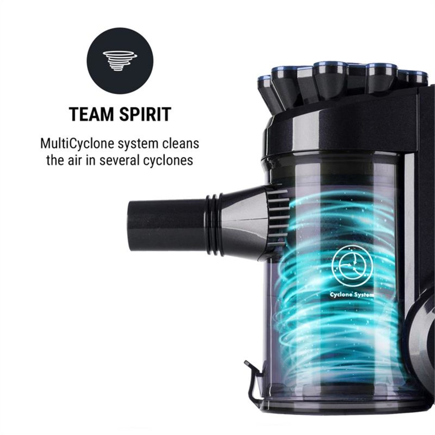 CleanTurbo Zyklon -käsi-imuri, 600 W, MultiCyclonic System, sininen Sininen
