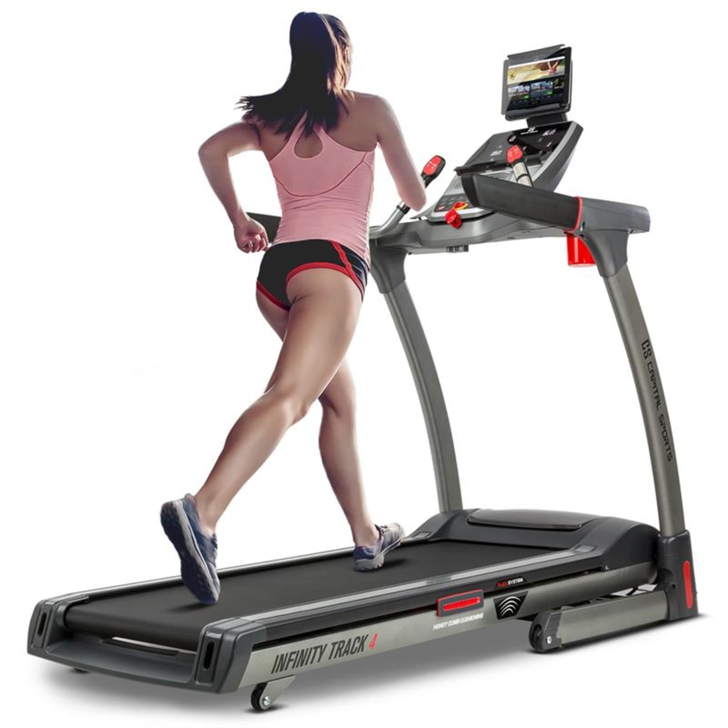 Infinity Track 4.0, futópad, 5,5 HP, Bluetooth, Kinomap alkalmazás, LED