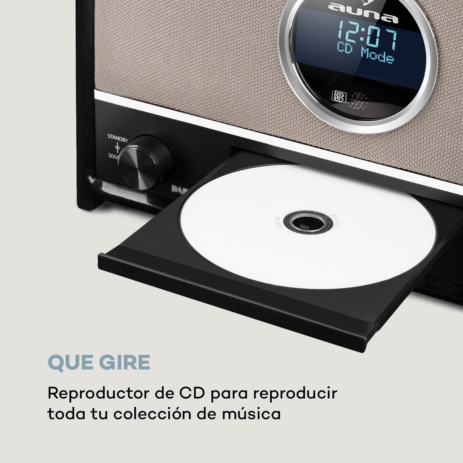 Columbia DAB Radio máx. 60 W  Sintonizador CD DAB+/ FM Bluetooth MP3 USB Negro 