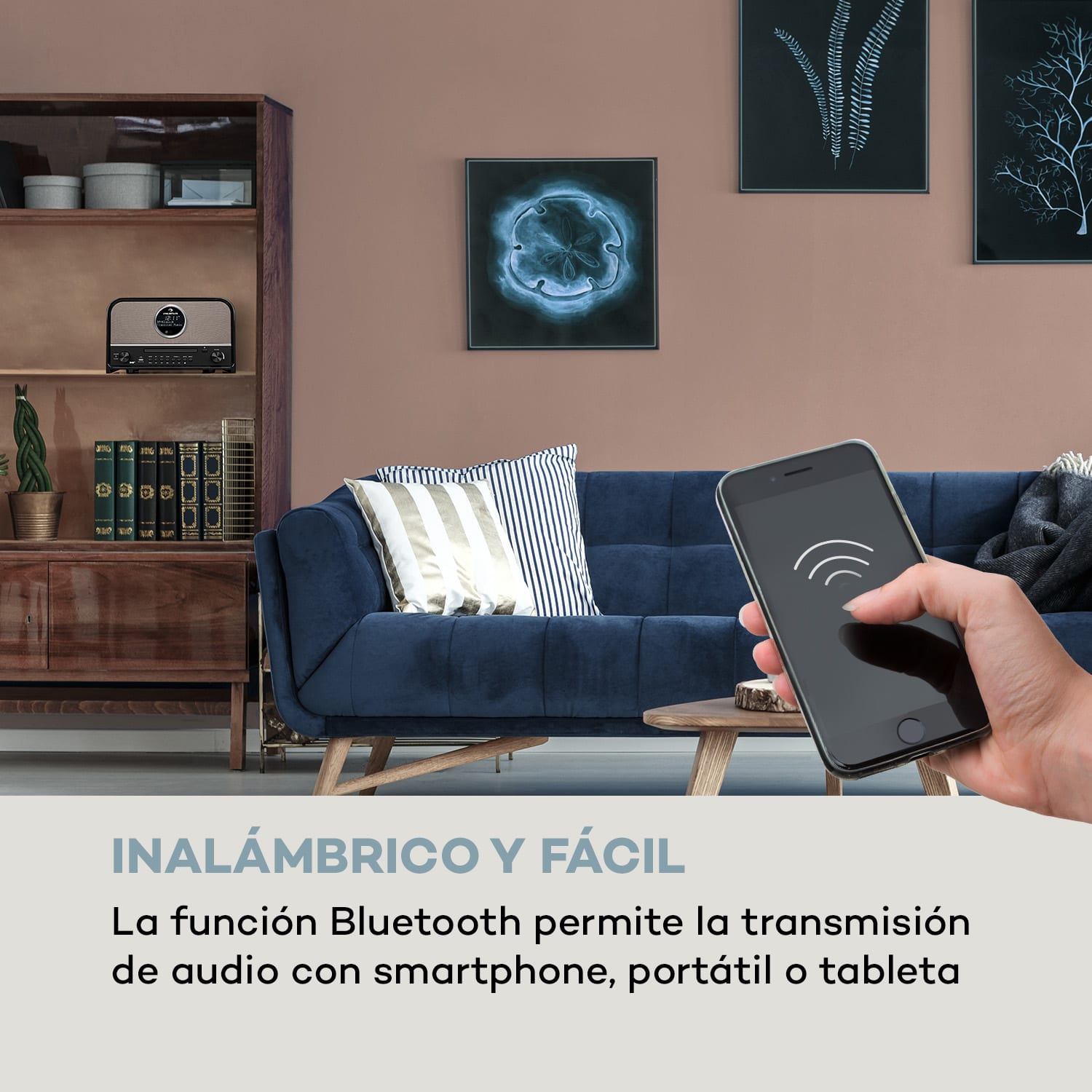 Columbia DAB Radio máx. 60 W  Sintonizador CD DAB+/ FM Bluetooth MP3 USB Negro 