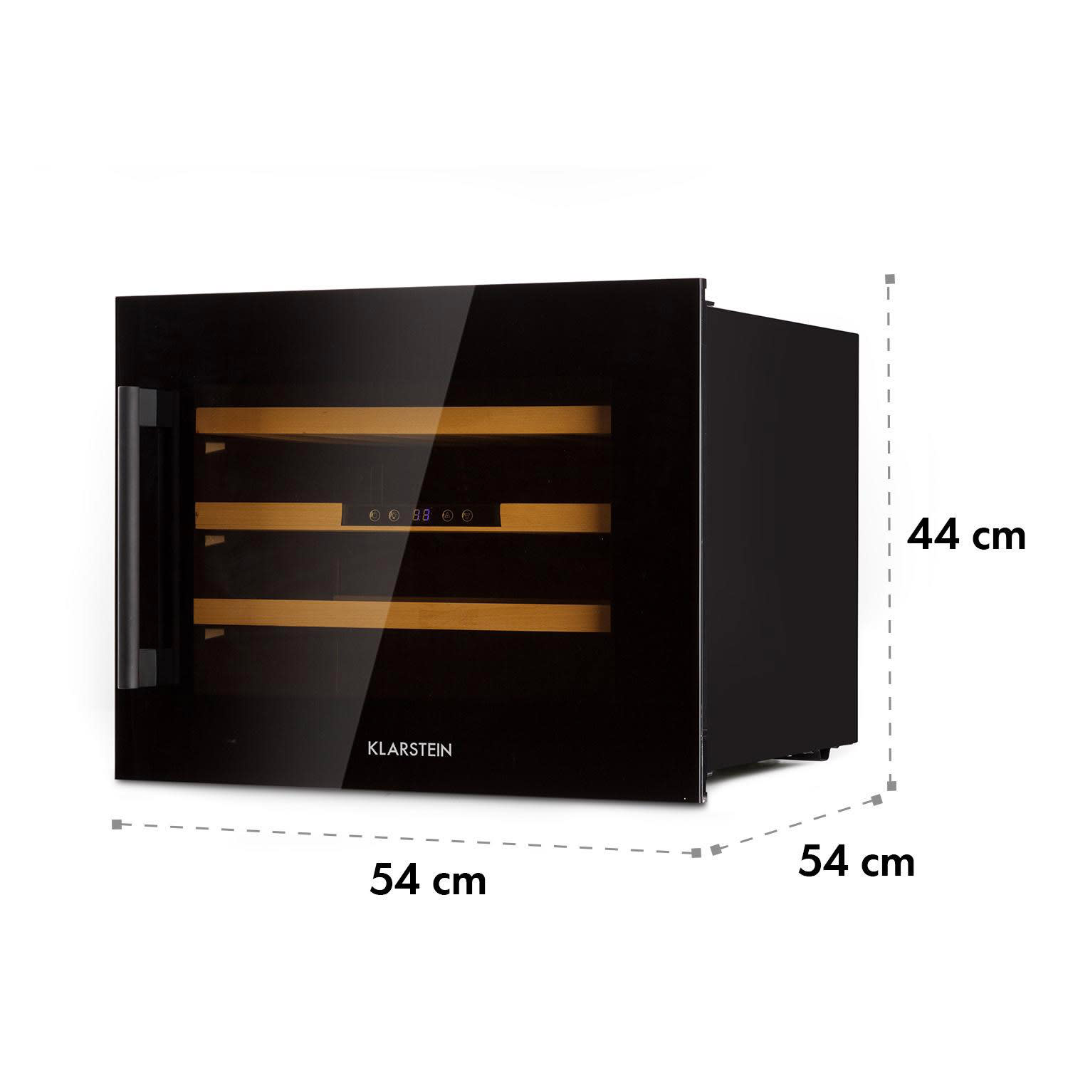 Vinsider 24 Onyx Edition, răcitor de vinuri încorporat, clasa de eficiență energetică G 24_bottles | 1 | Negru
