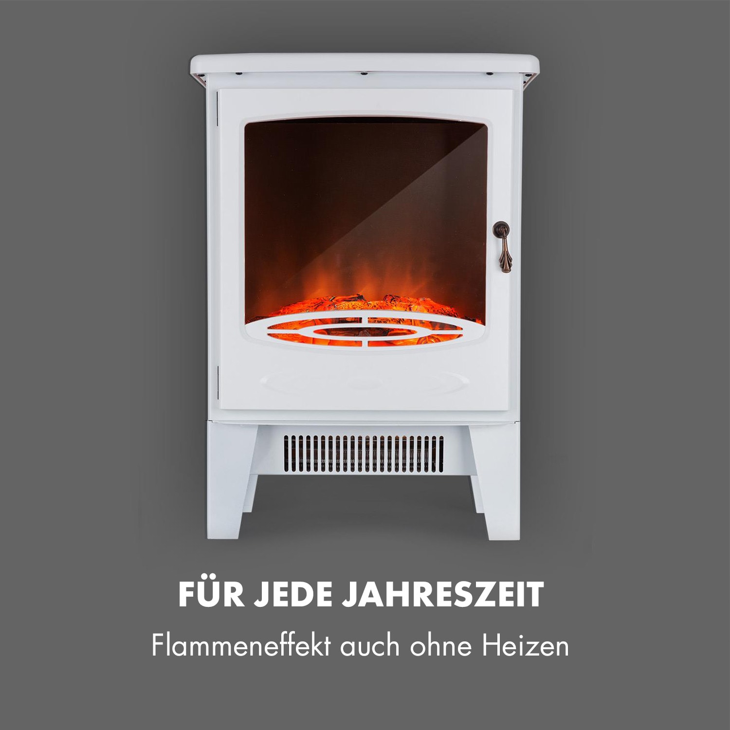 Camino elettrico Meran 950/1850W a 2 stadi di riscaldamento in ghisa  