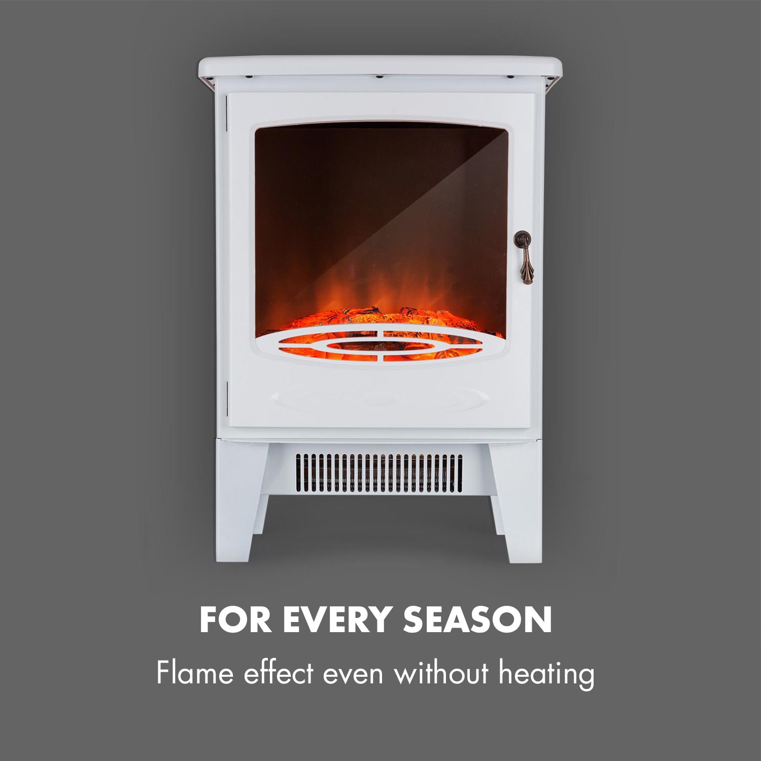 Meran elektrische haard 950/1850 W verwarming met 2 standen gietijzeren stijl  