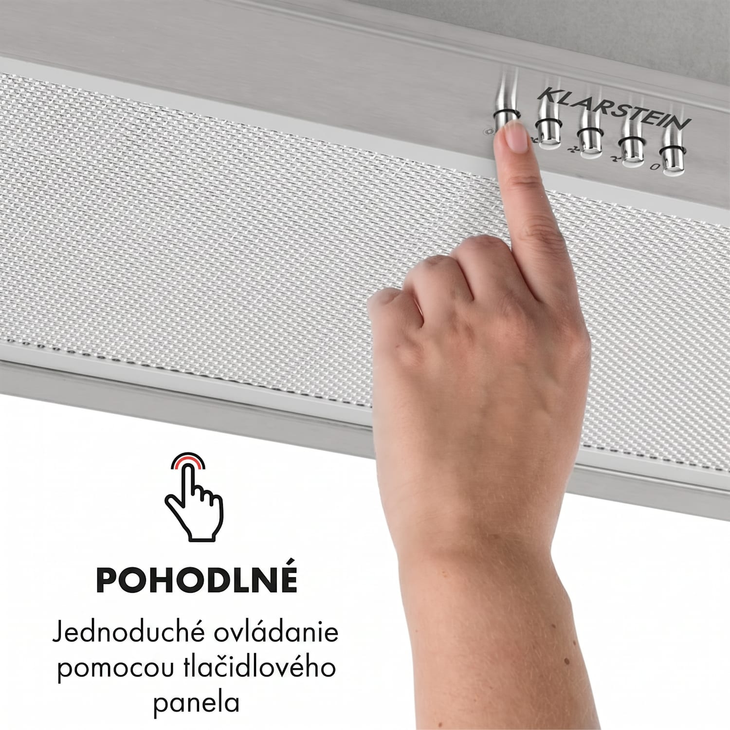 Down Under 60, digestor, 60 cm, vstavaný, 590 m³/h, LED, nehrdzavejúca oceľ 60 cm