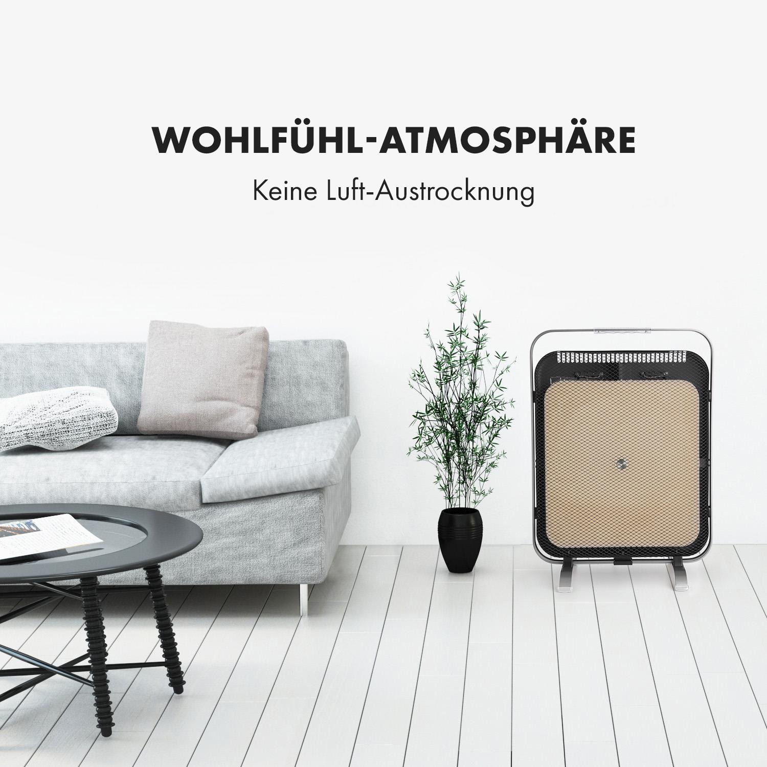 HeatPal Marble Blackline Infrarot-Heizung 1300W Wärmespeicher Marmor 