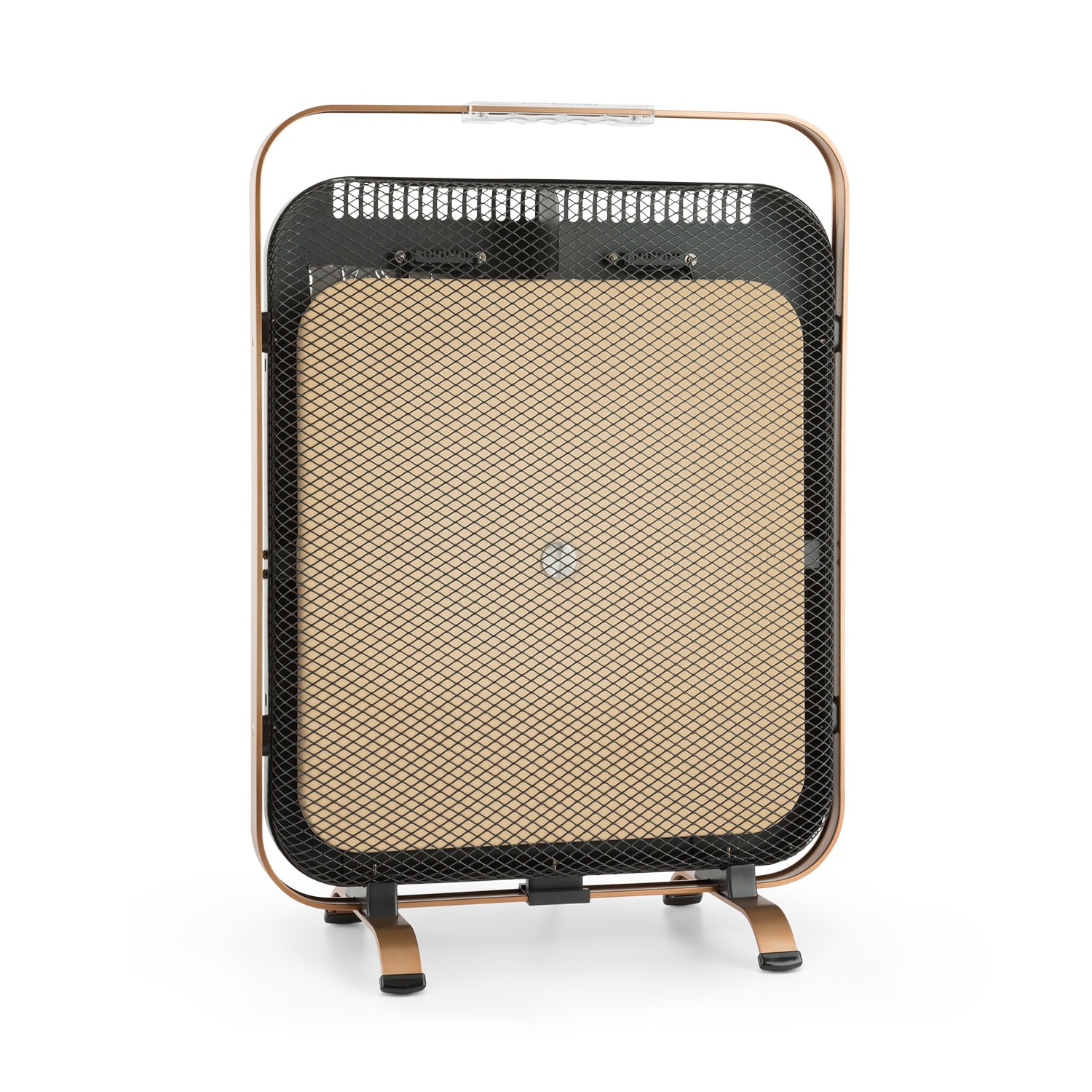 HeatPal Marble Blackline Calefactor por infrarrojos 1300W Mármol Aluminio Negro / Oro Antiguo Metálico
