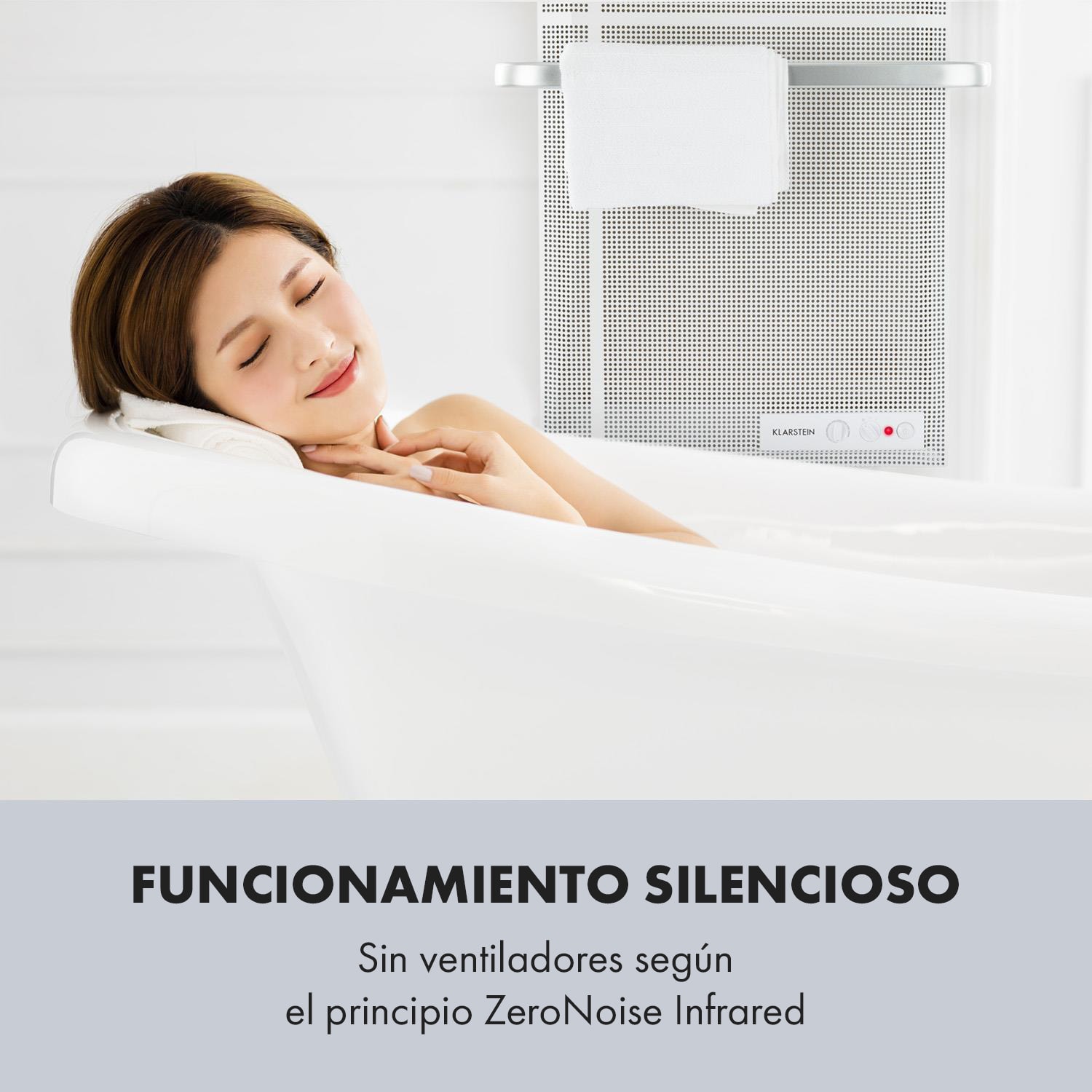 Hot Spot Wave Panel calefactor 51x80cm 20m² 1000W Sin intervalos IP24 Aluminio 