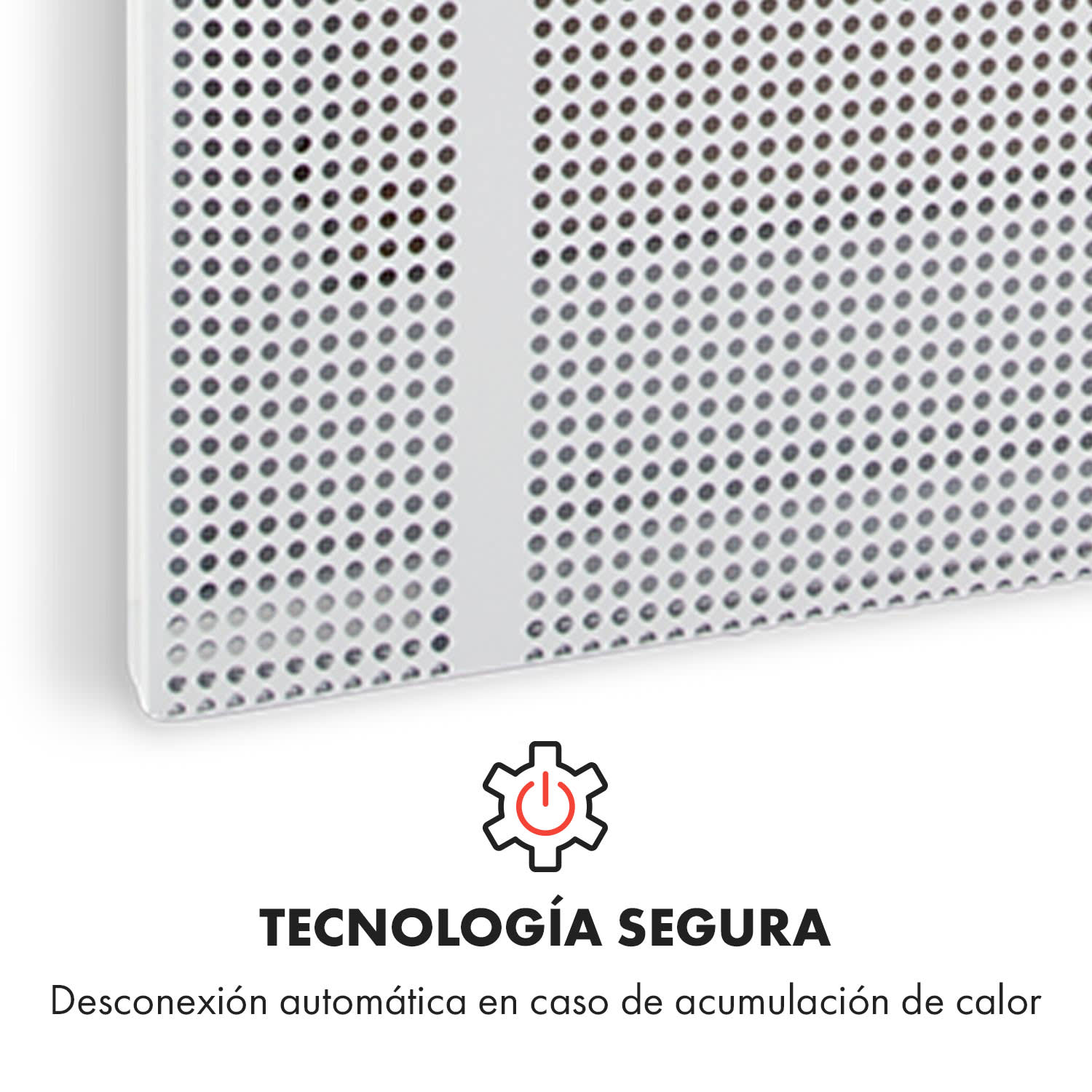 Hot Spot Wave Panel calefactor 51x80cm 20m² 1000W Sin intervalos IP24 Aluminio 