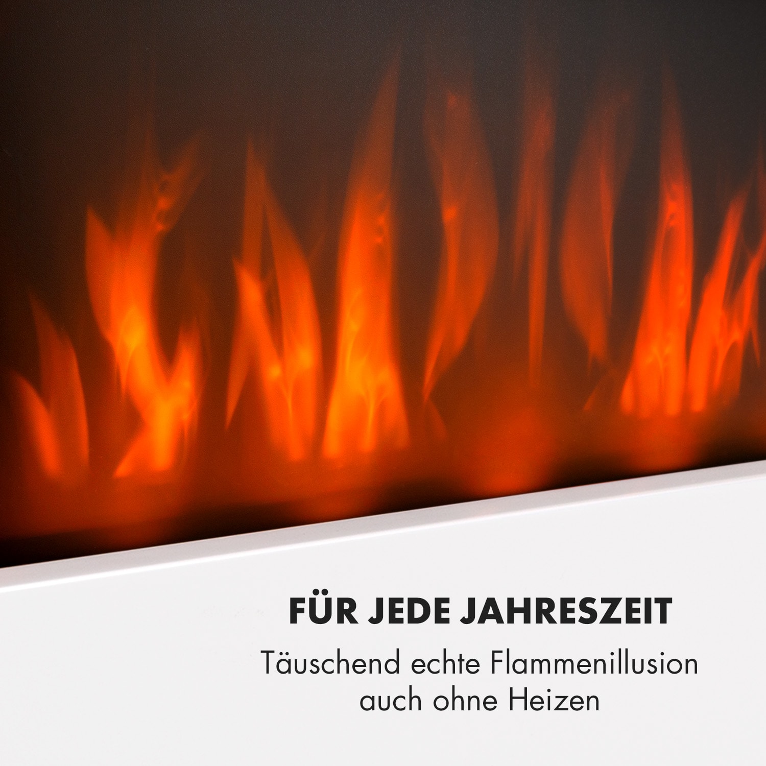 Klarstein Belfort Light & Fire Elektrischer Kamin 1000/2000W Fernbedienung 