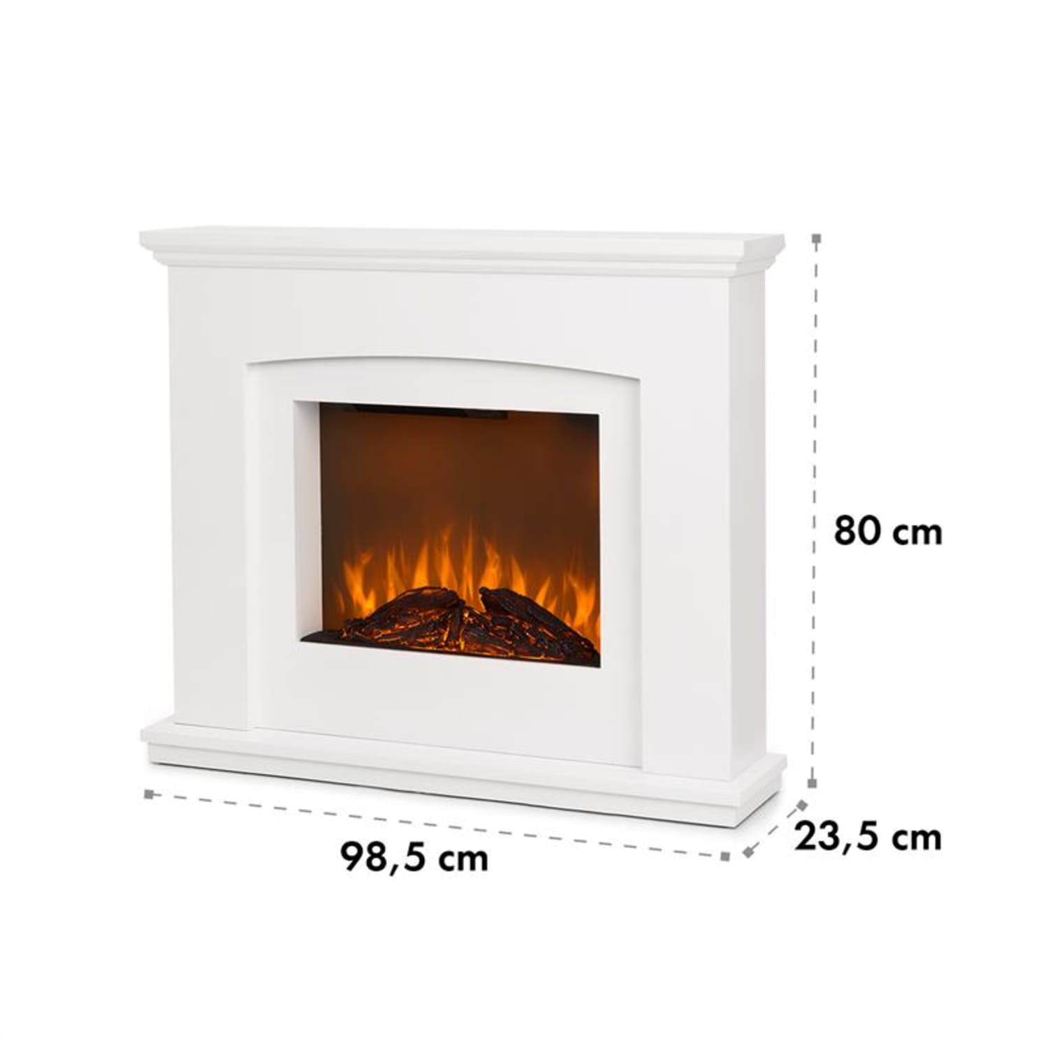 Aosta Light & Fire, električni kamin, 1000/2000 W, daljinski upravljač