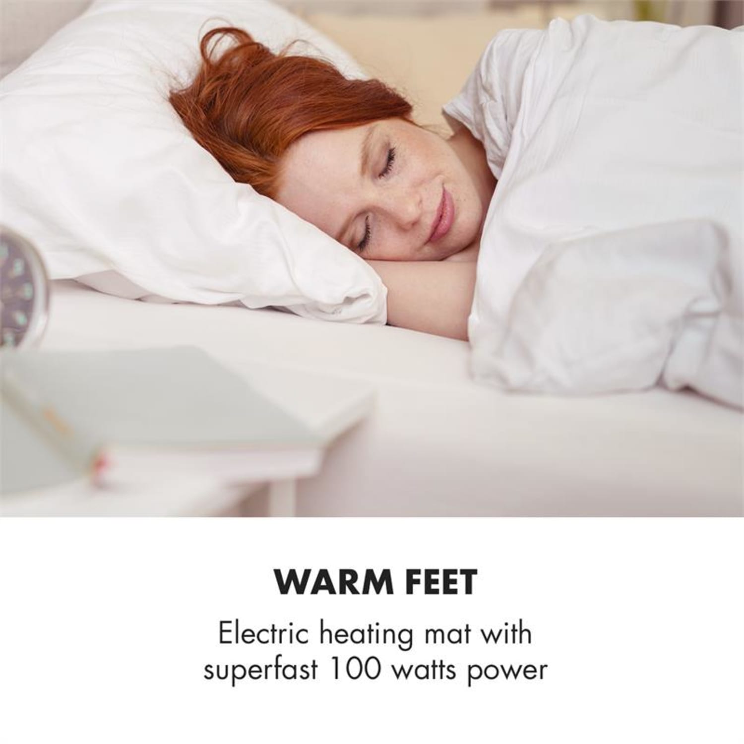 Dr. Watson Heatzone XL Tapis chauffant 100W 75x50 cm Micro peluche gri Gris