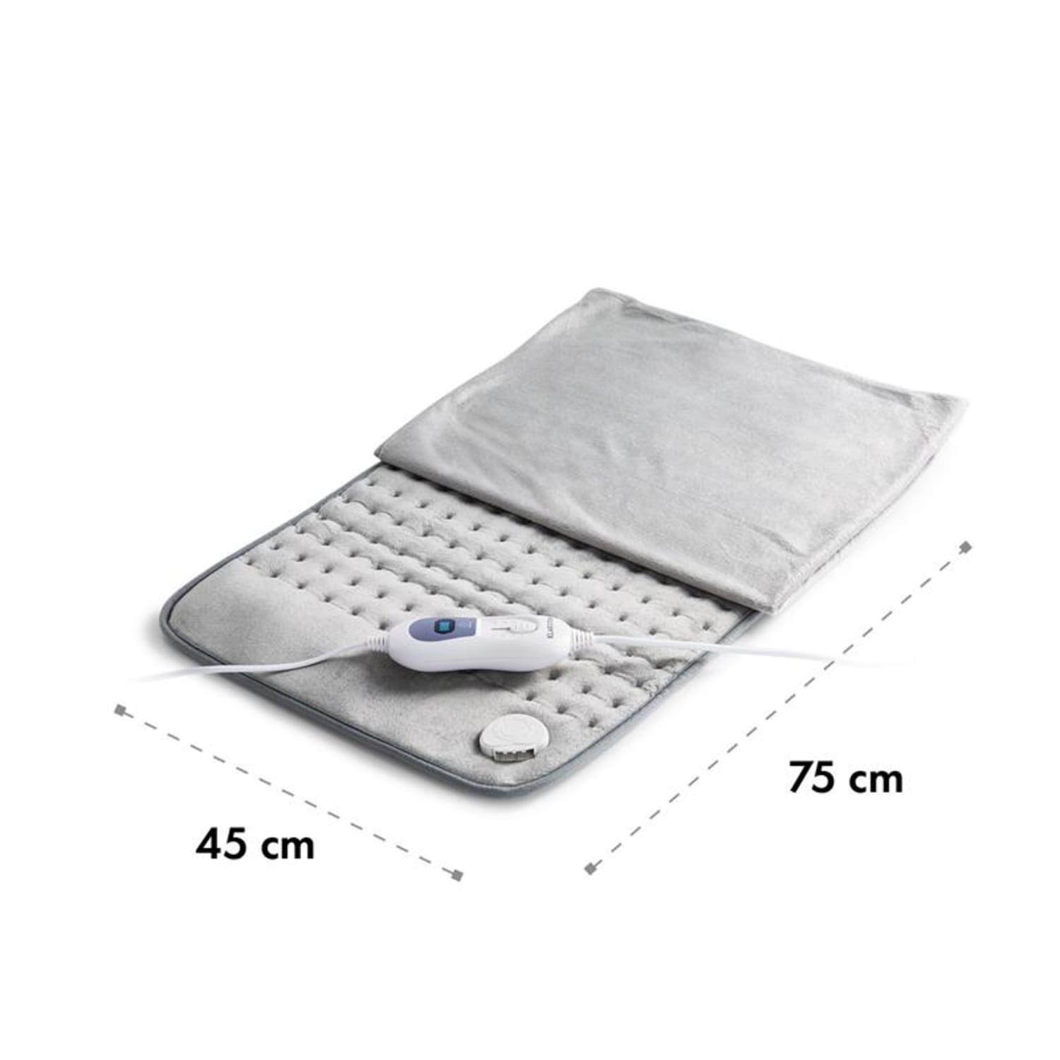 Dr. Watson Heatzone XL Tapis chauffant 100W 75x50 cm Micro peluche gri Gris