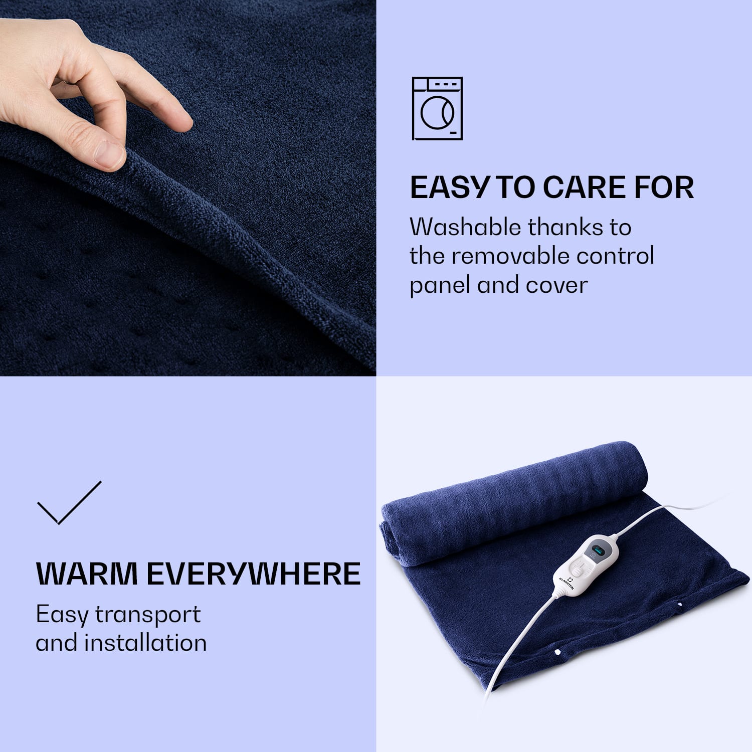 Dr. Watson Heatzone XL Heated Carpet 100W 75x50cm MicroPlush 