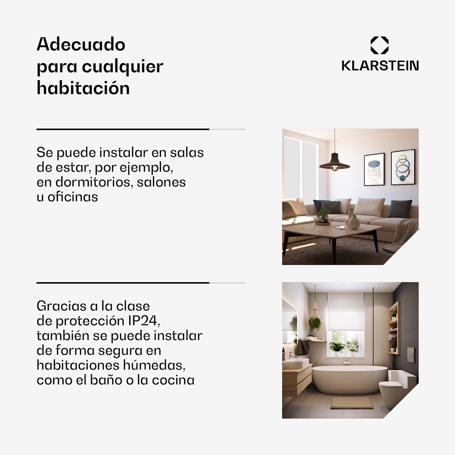 Hot Spot Slimcurve Calefactor 80x40cm 40m² 2000W 5-40°C LED IP24 Negro 